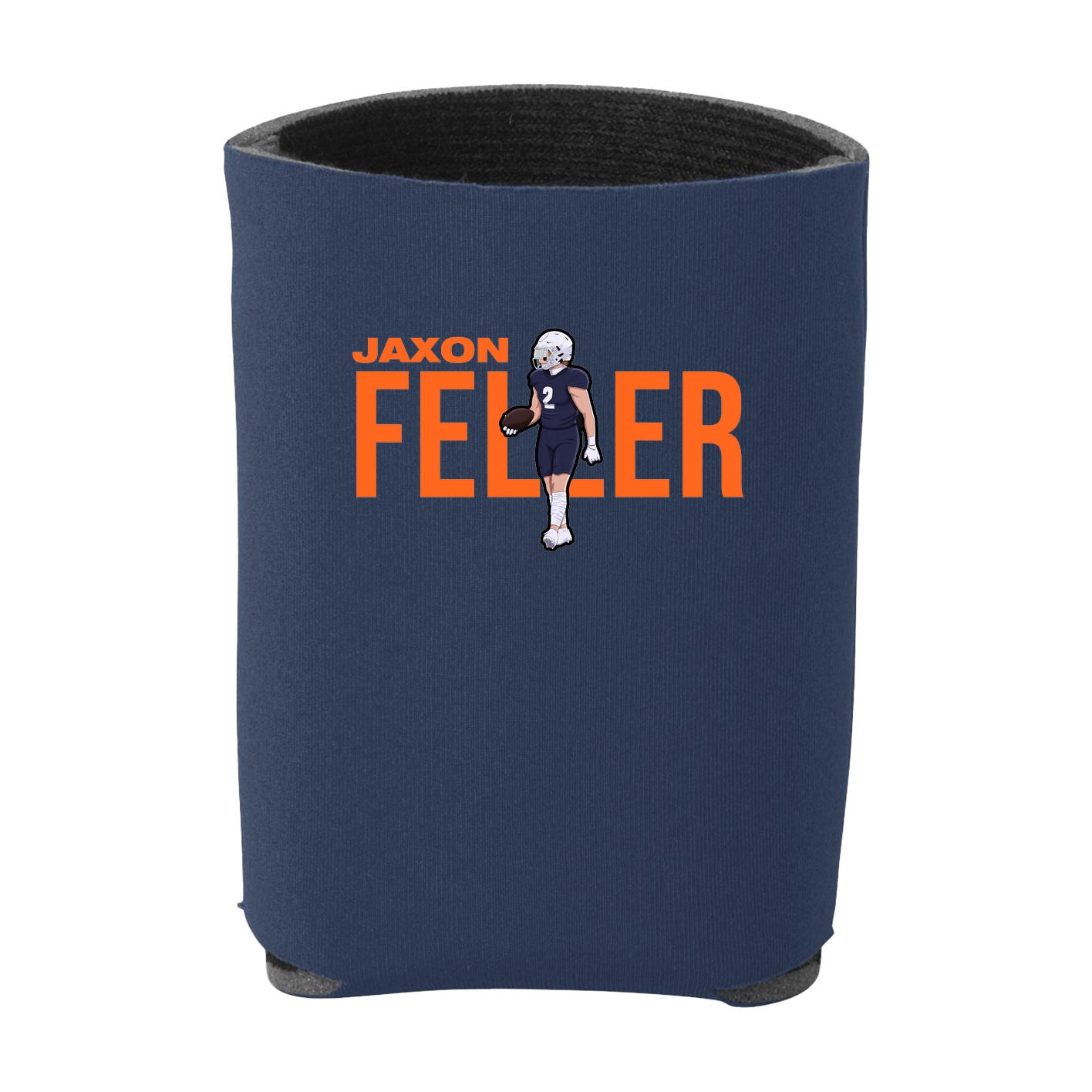 Can Holder — Player Name in Navy