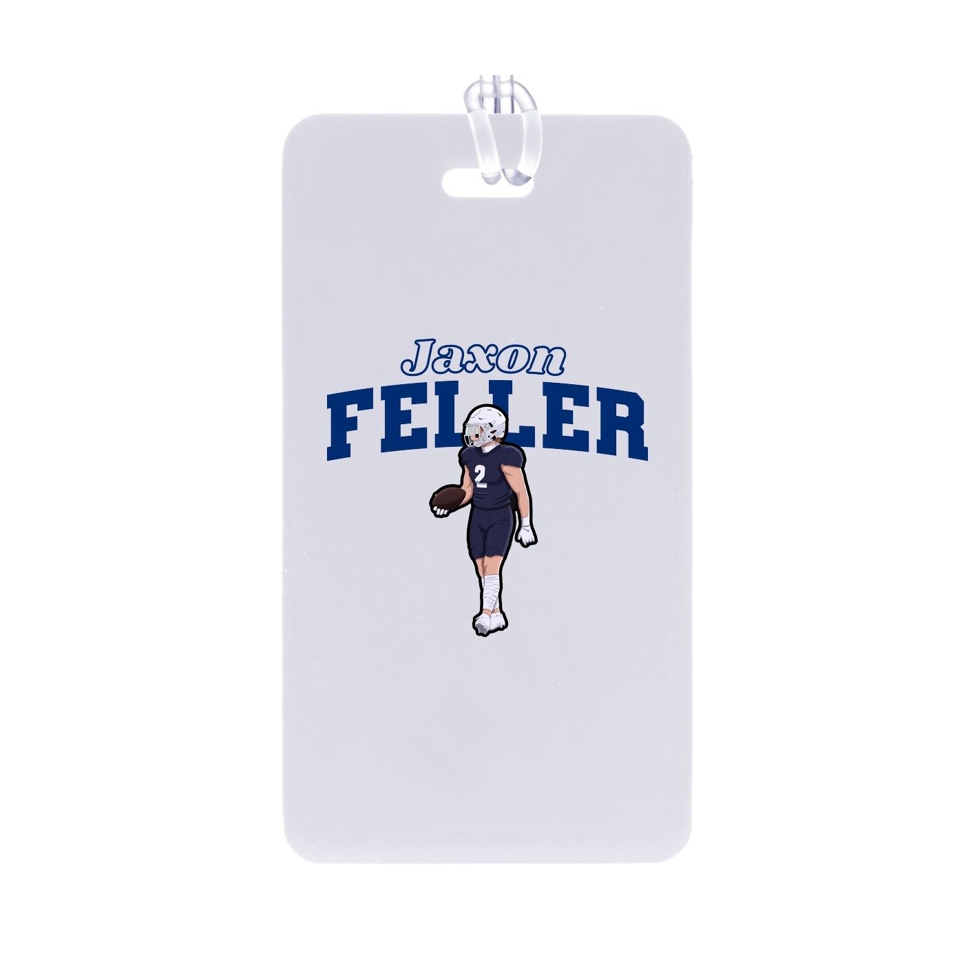 Bag Tag — Name Arch in Classic