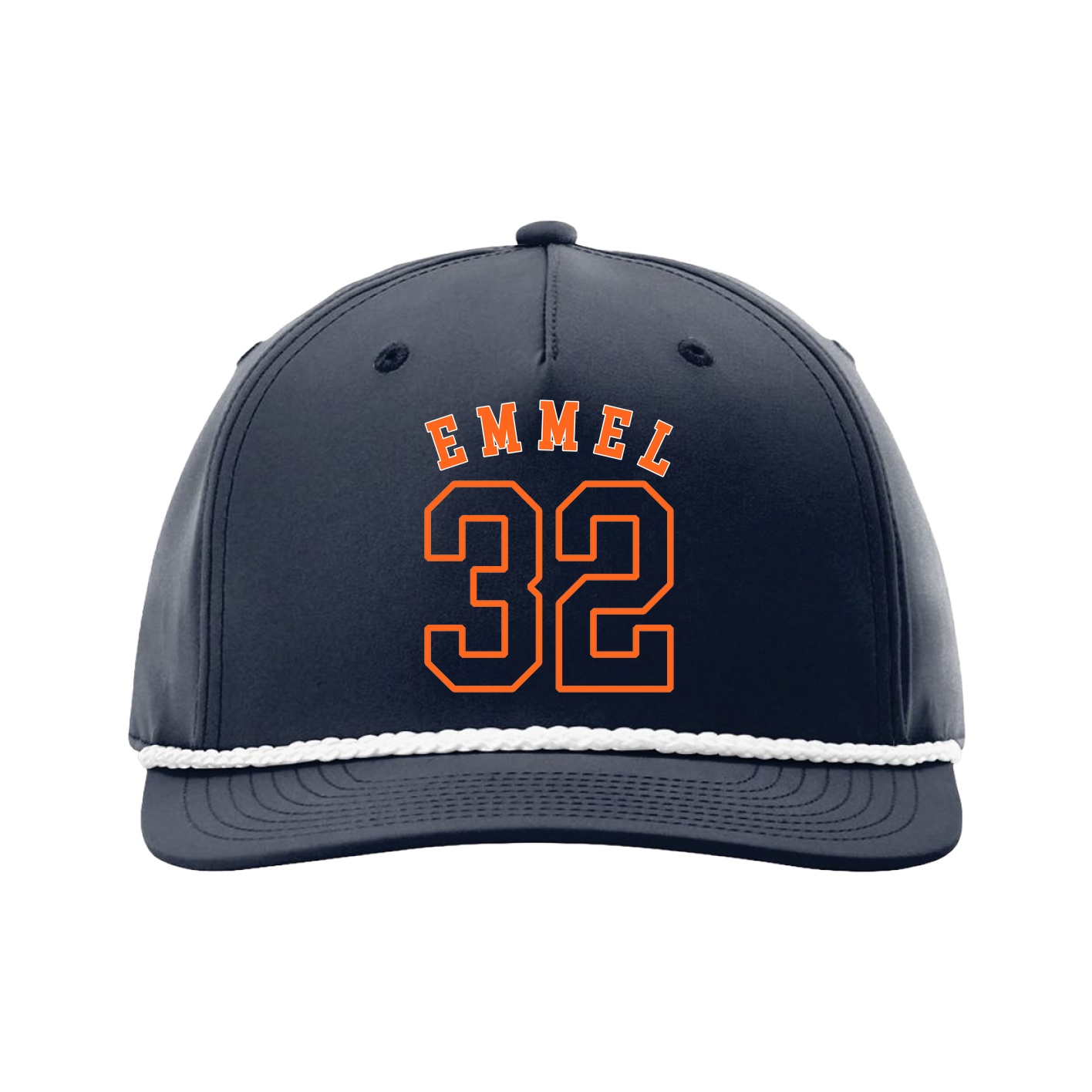 Five-Panel Classic Rope Cap — Shirsey Arch in Navy
