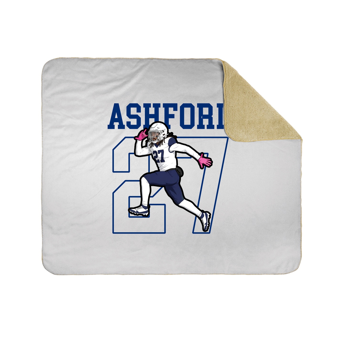 50x60 Sherpa Lined Throw Blanket