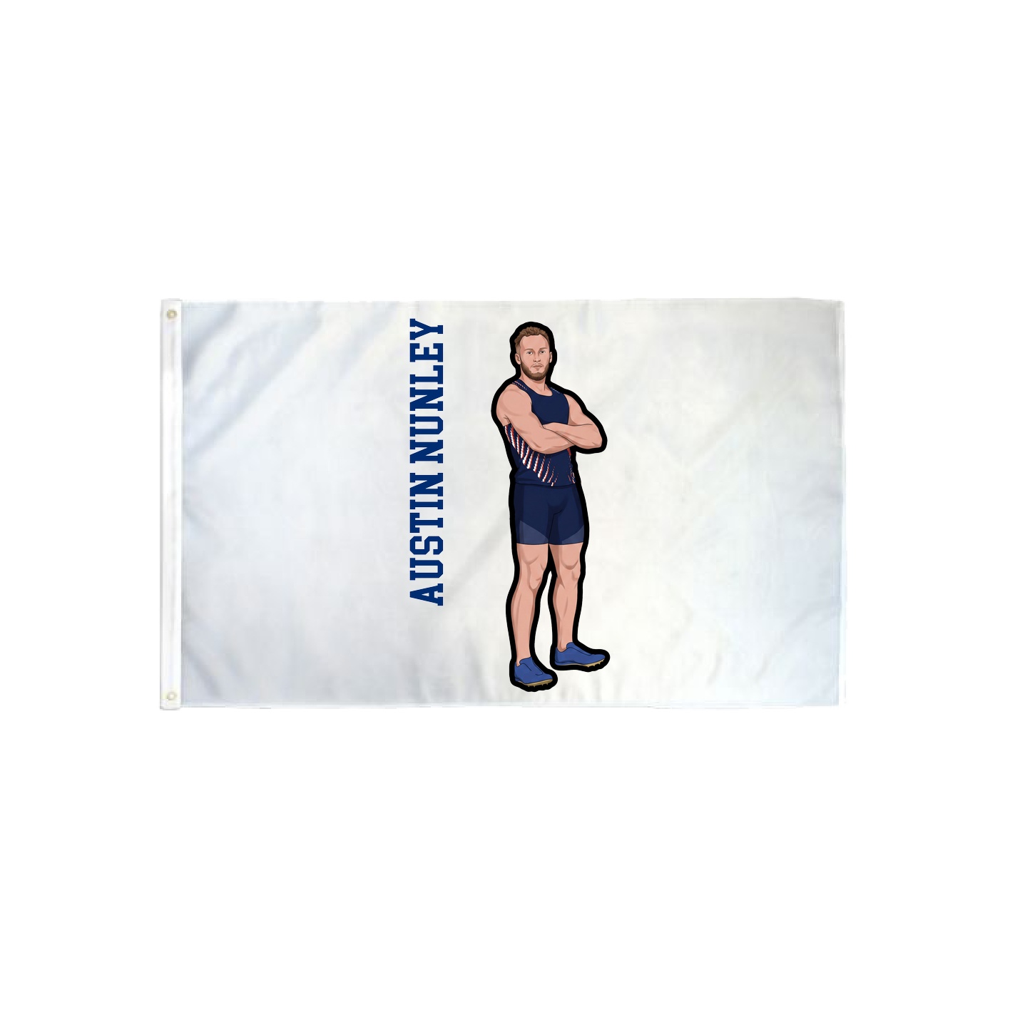 3x5 Flag — Name Vertical in Classic