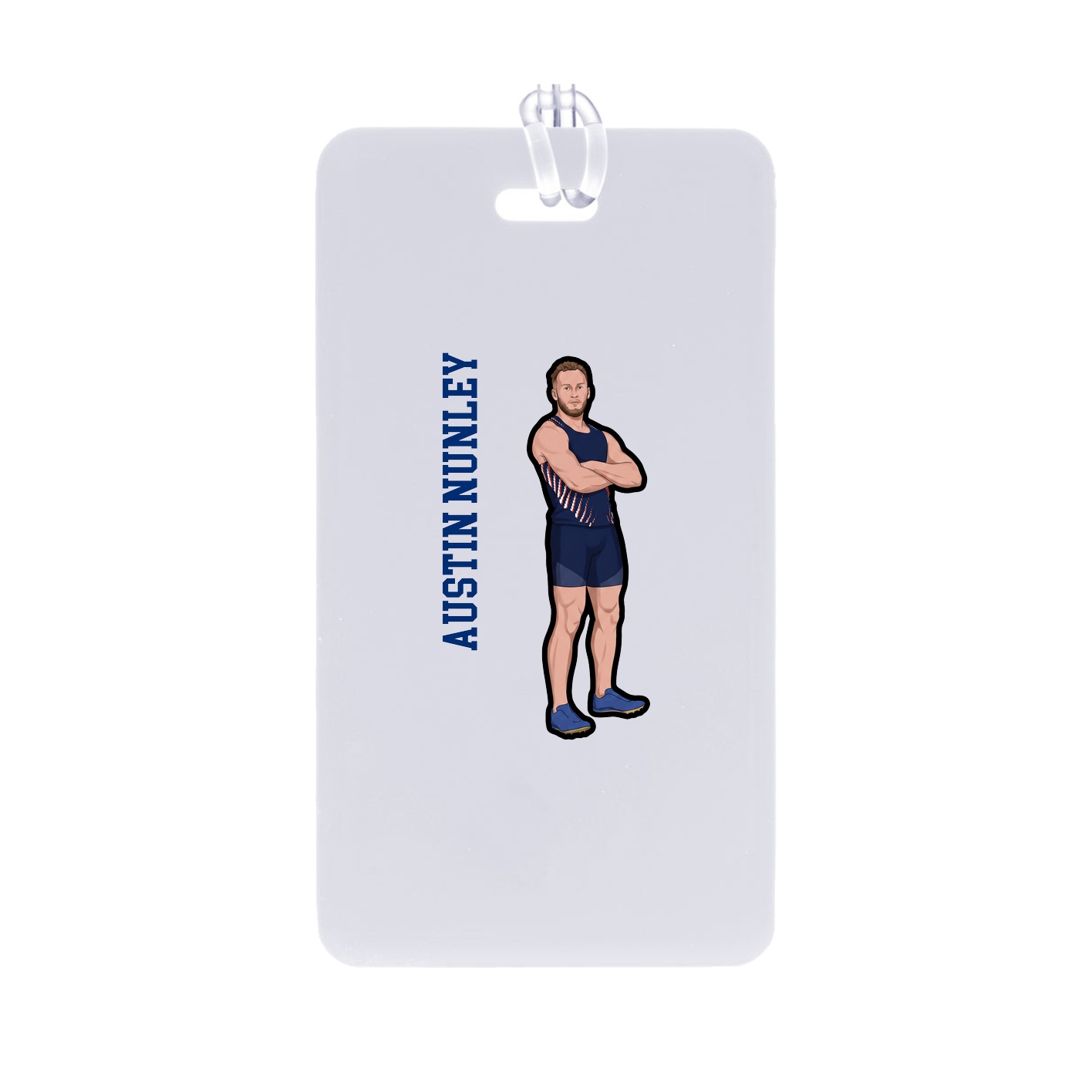 Bag Tag — Name Vertical in Classic