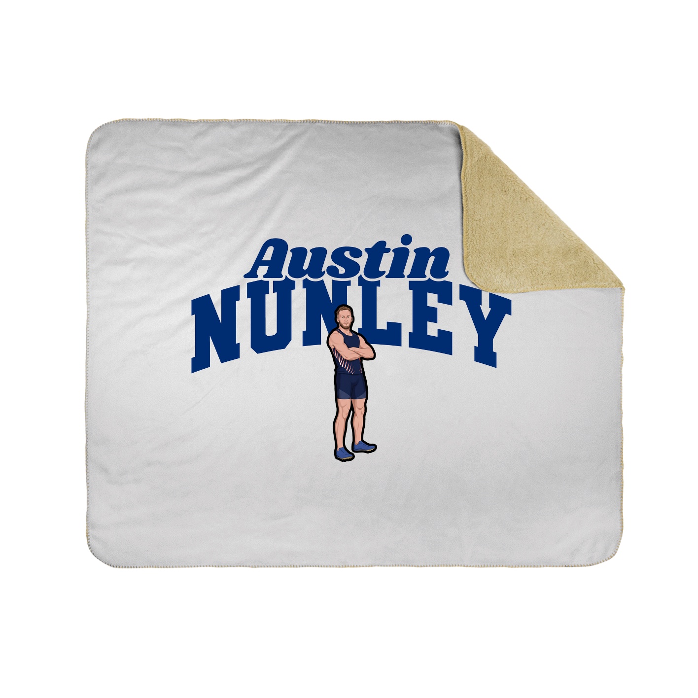 Throw Blanket — Signature Arch in White