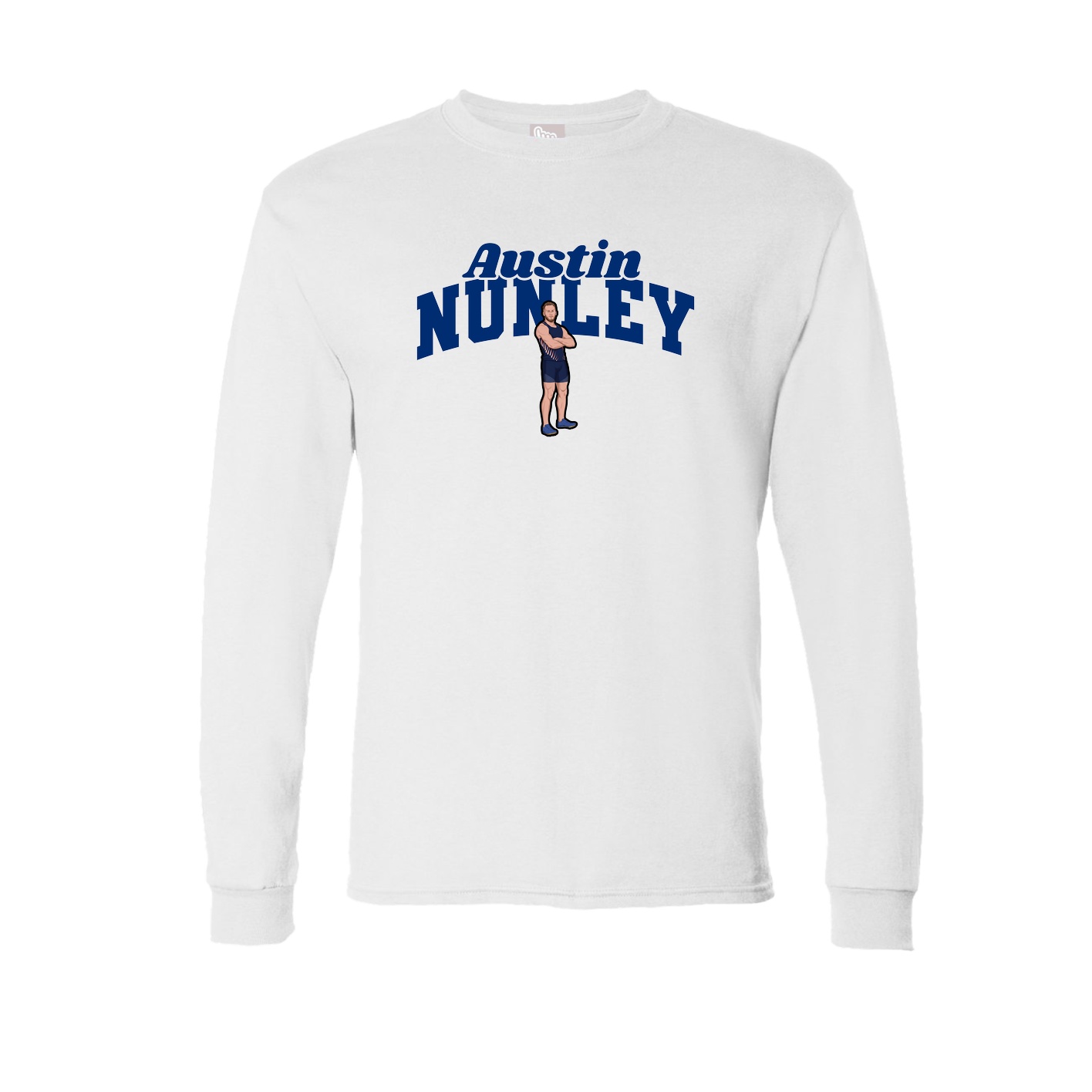 Long Sleeve Tee — Signature Arch in White
