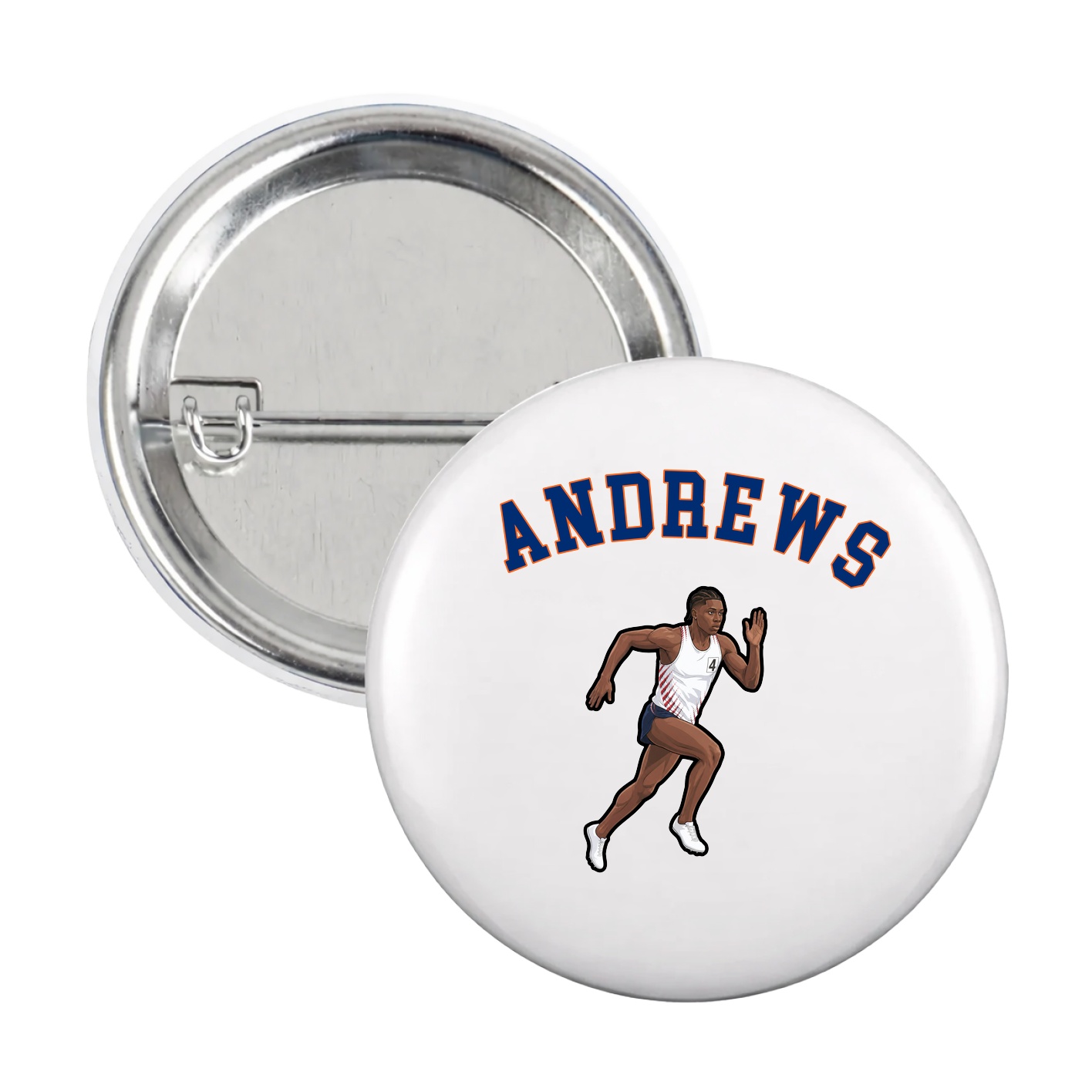 Game Day Button — Shirsey Arch in White