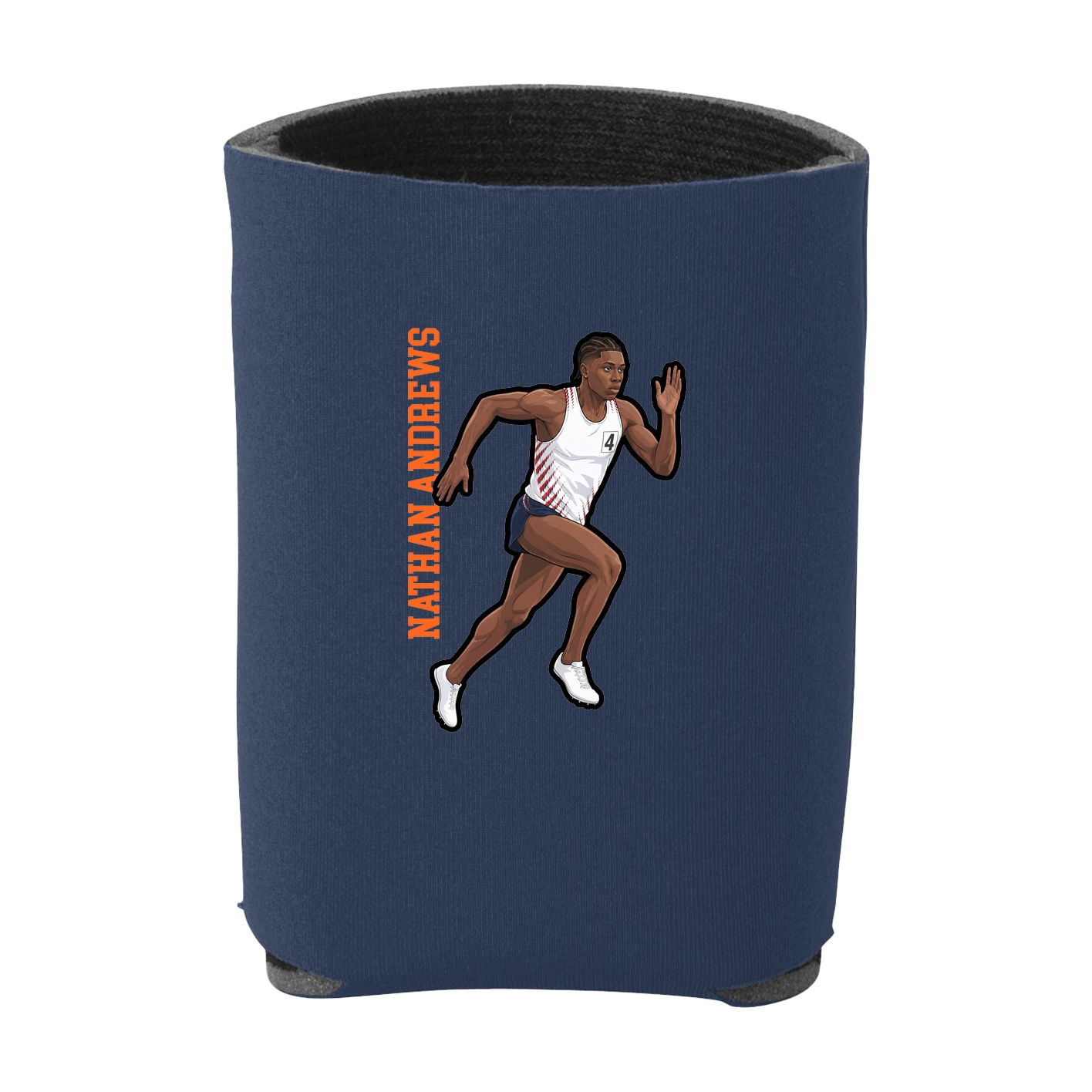 Can Holder — Name Vertical in Navy