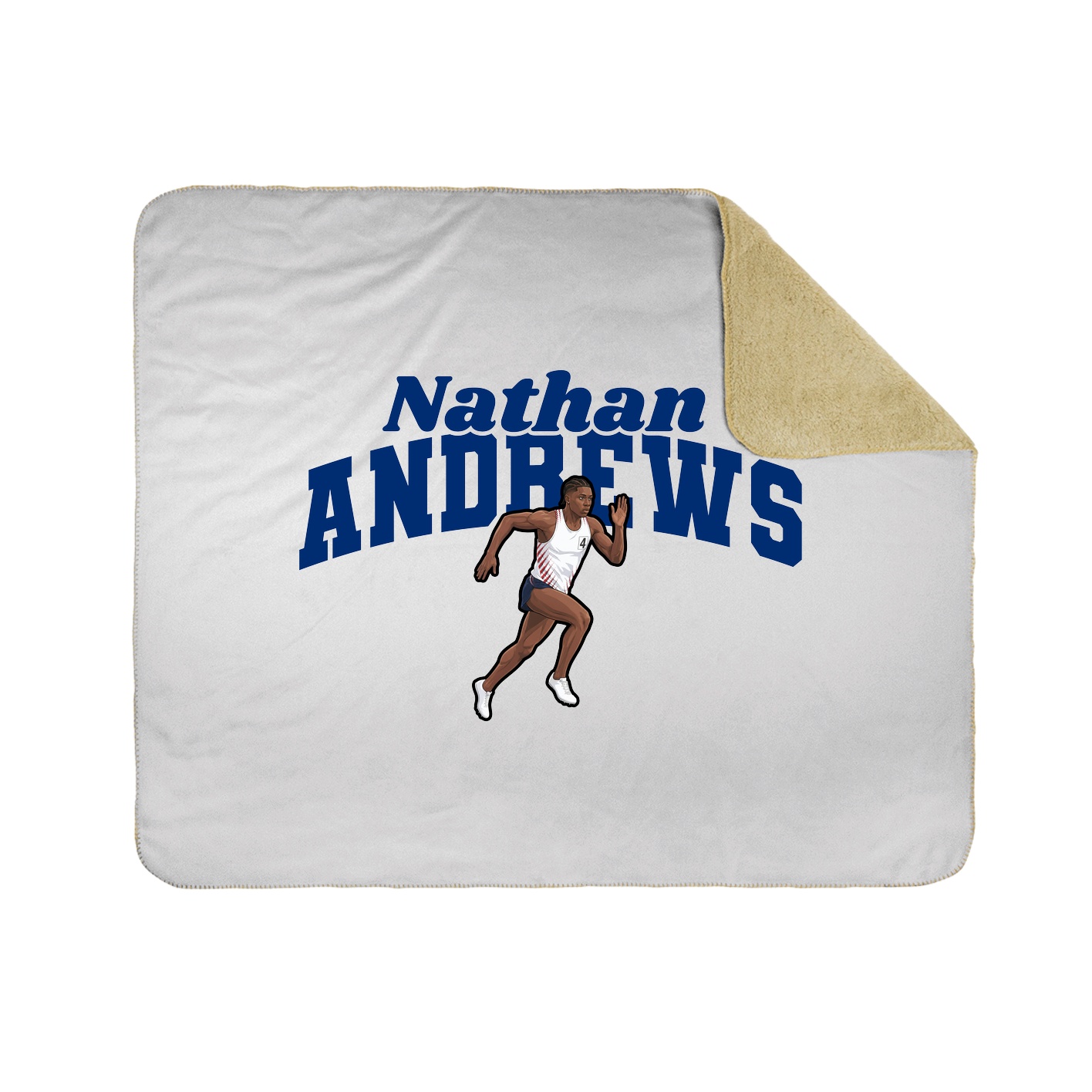Throw Blanket — Signature Arch in White