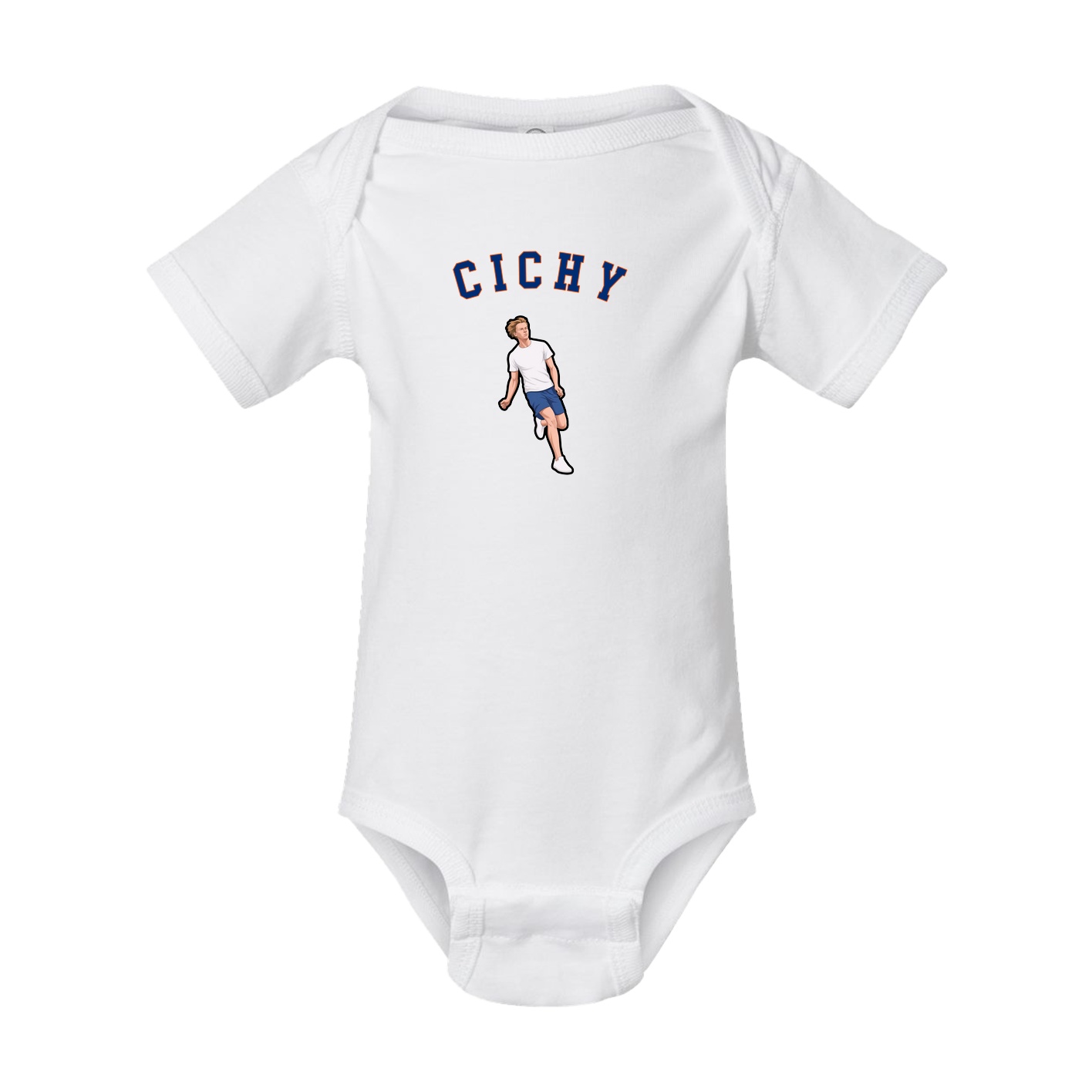 Baby Onesie — Shirsey Arch in White