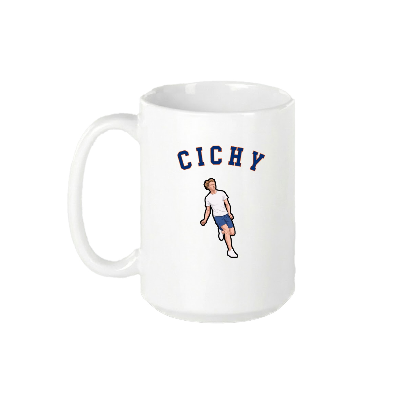 15oz Coffee Mug — Shirsey Arch in White