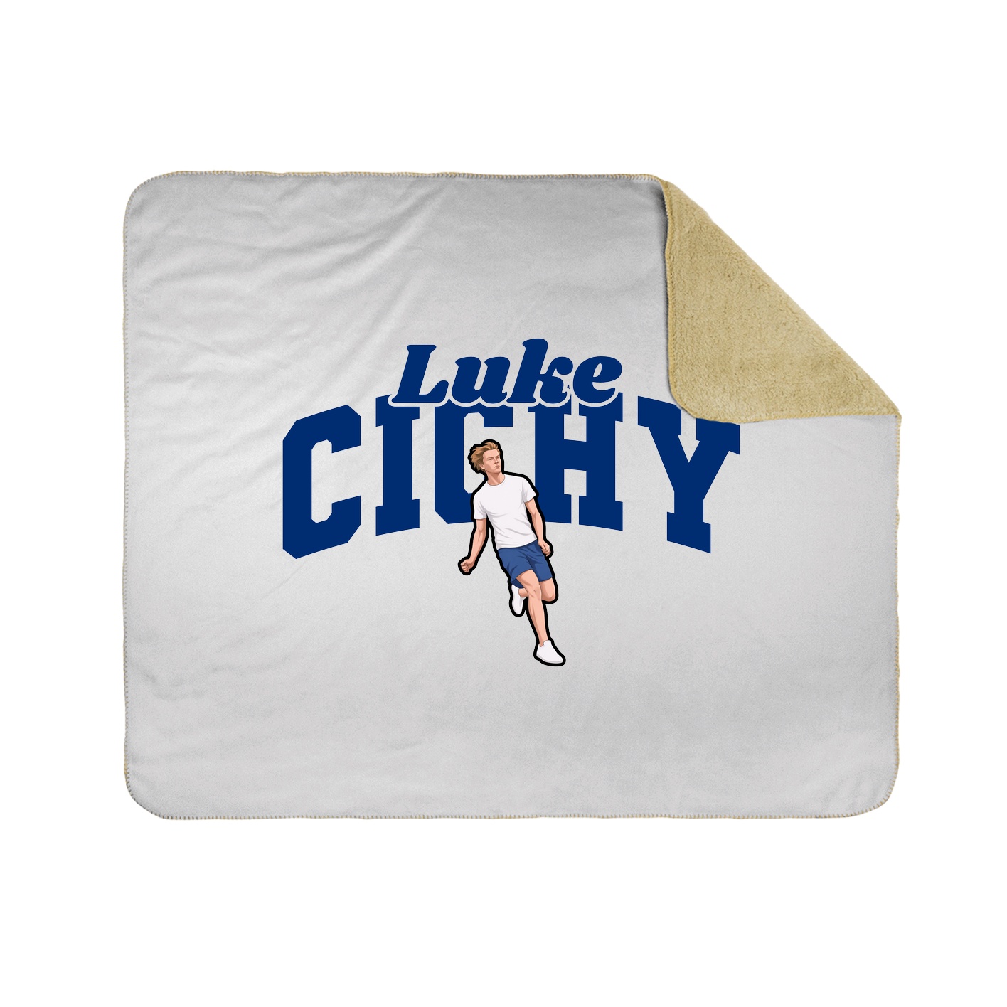 Throw Blanket — Signature Arch in White