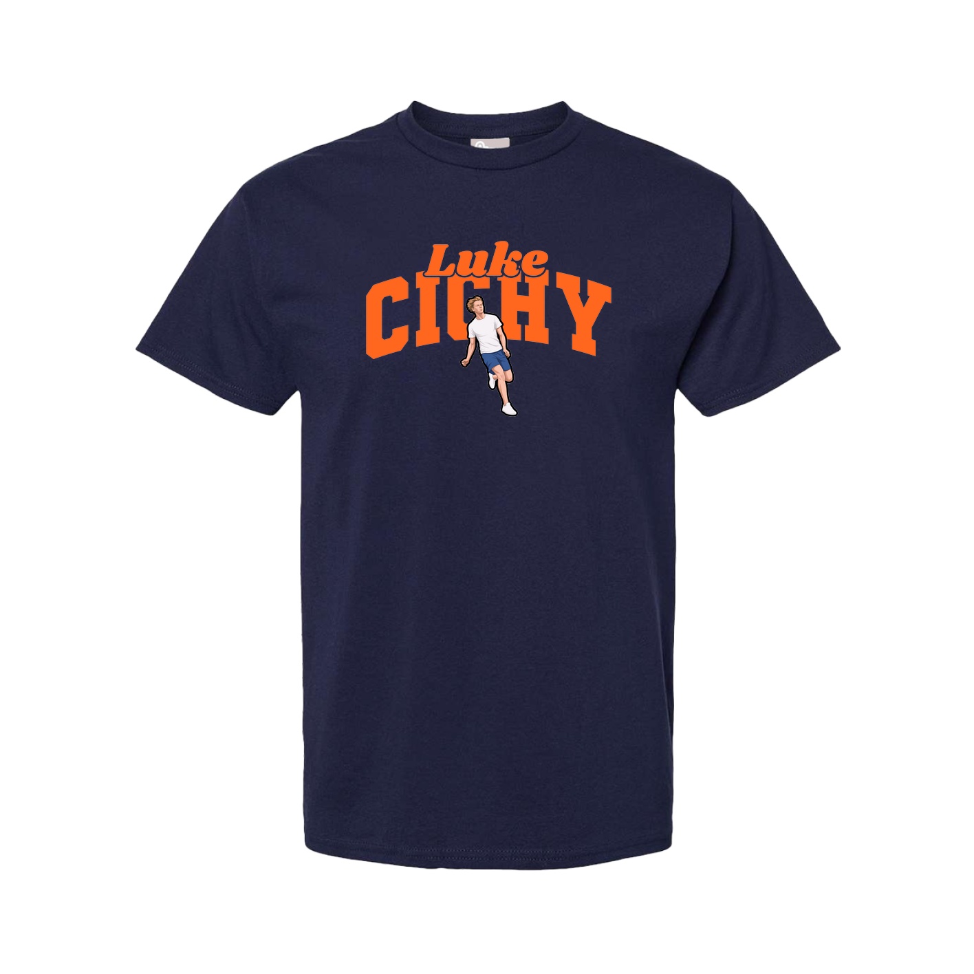 Youth Tee — Signature Arch in Navy