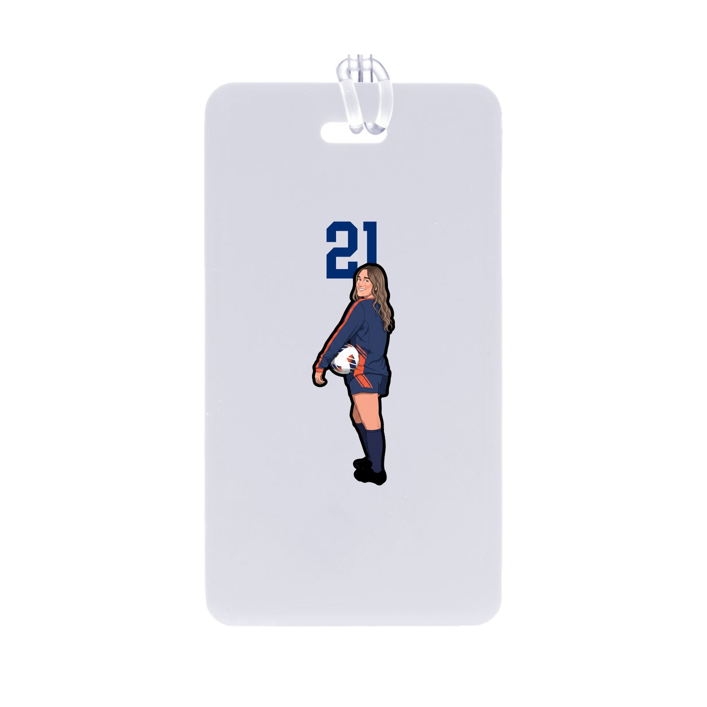 Bag Tag — Number Top in Classic