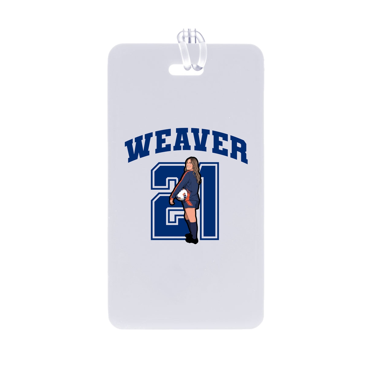 Bag Tag — Number in Classic