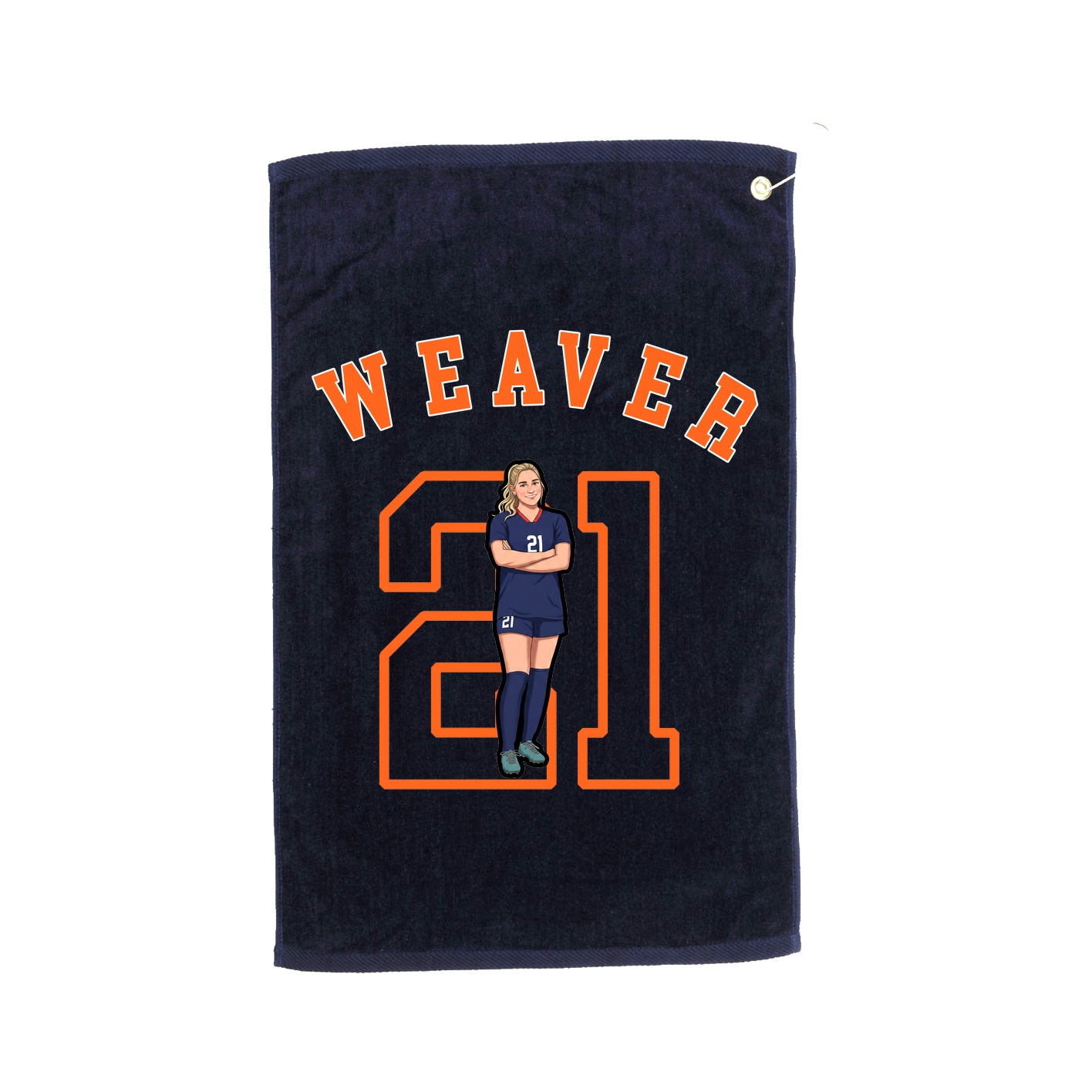 Golf Towel — Shirsey Arch in Navy