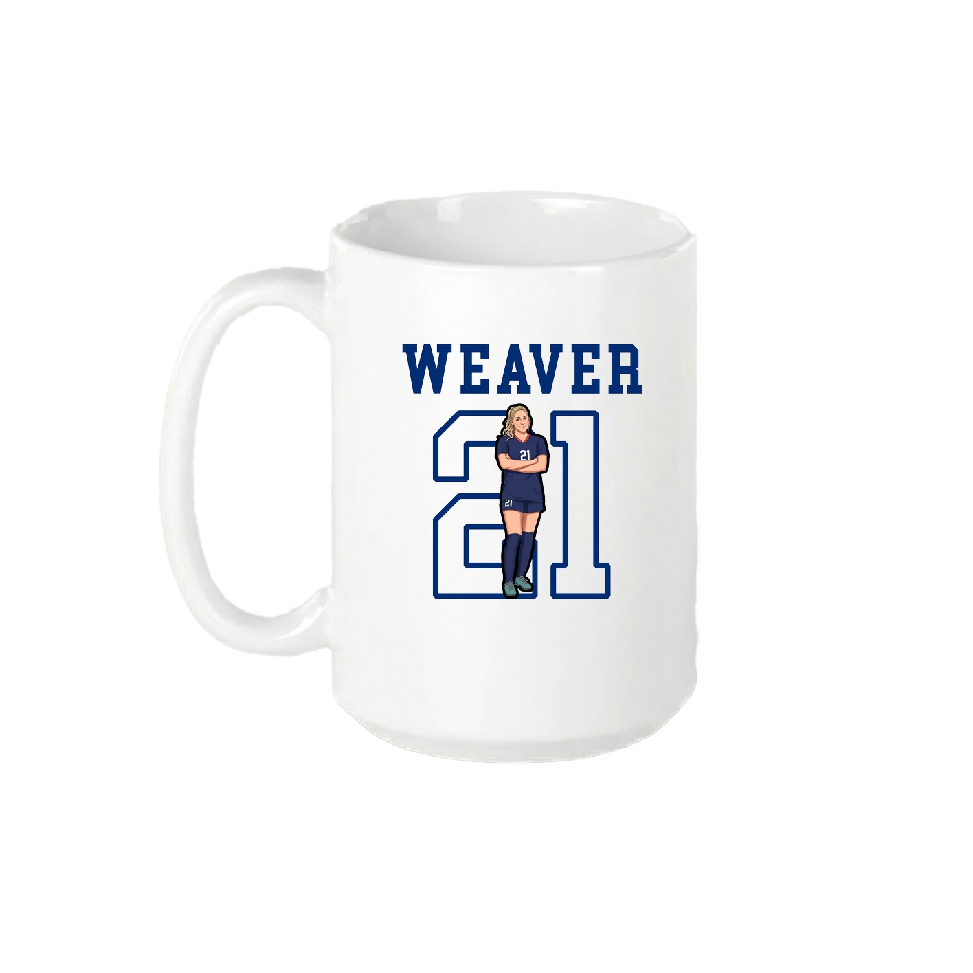 15oz Coffee Mug — Shirsey in White