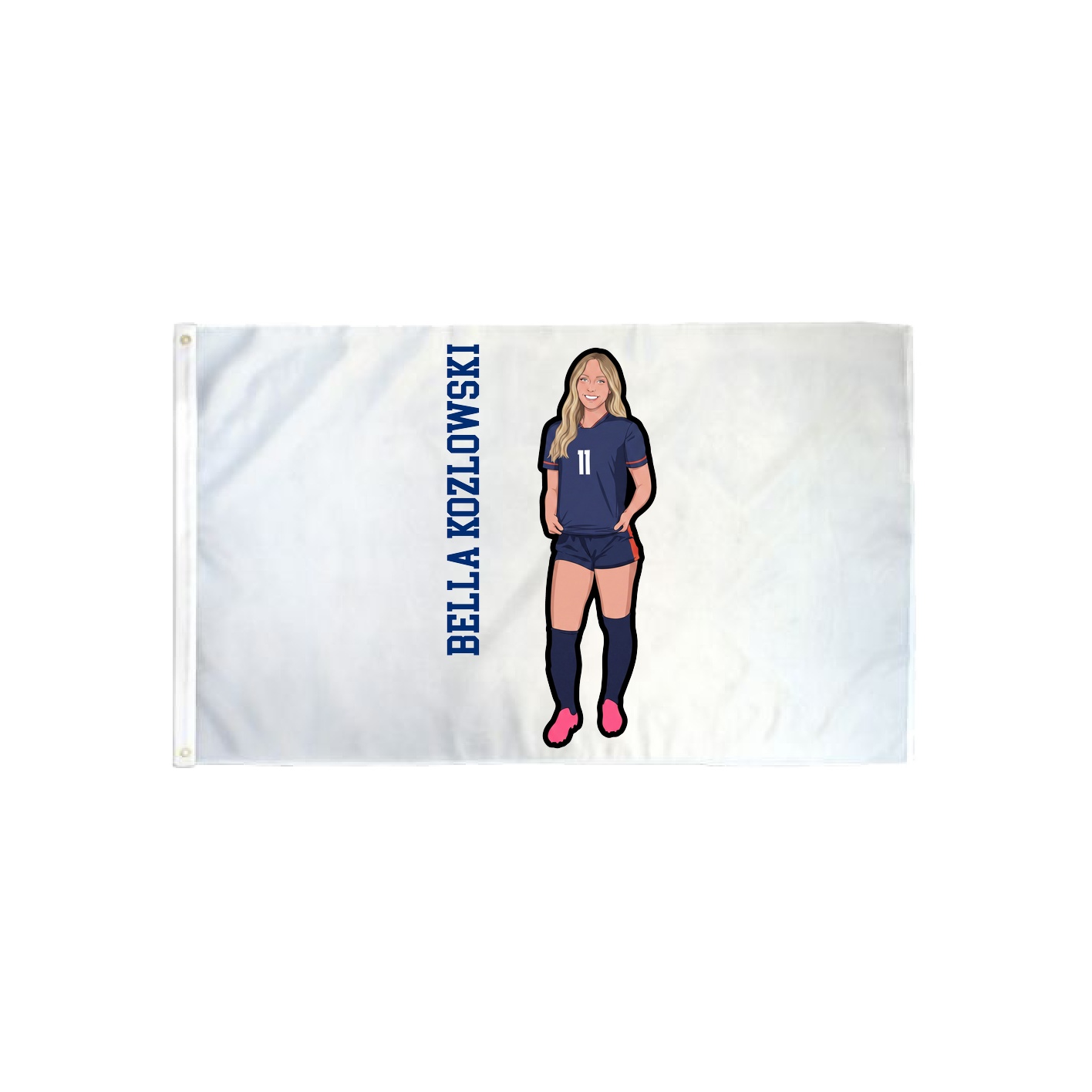 3x5 Flag — Name Vertical in Classic