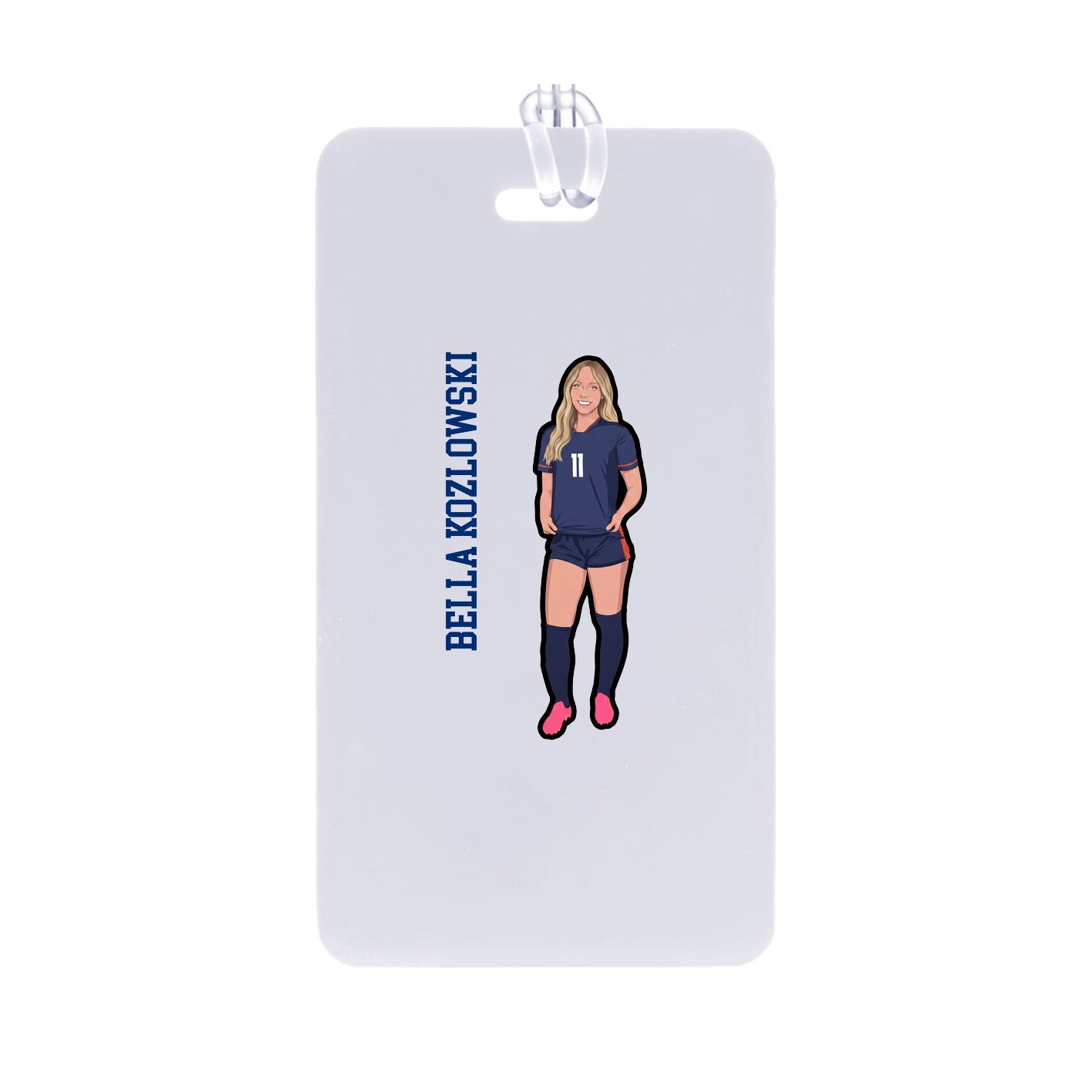 Bag Tag — Name Vertical in Classic