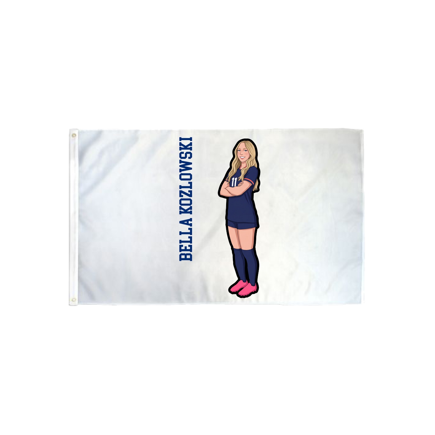 3x5 Flag — Name Vertical in Classic