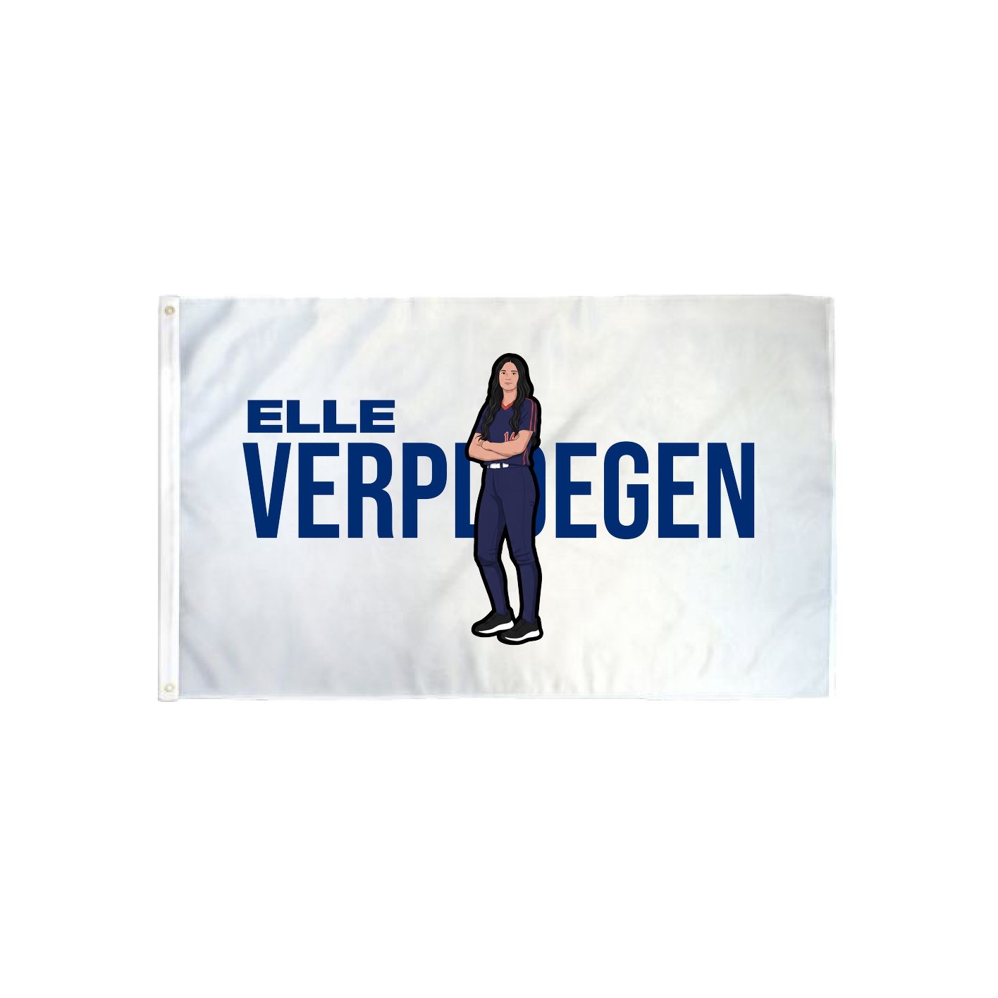 3x5 Flag — Player Name in Classic