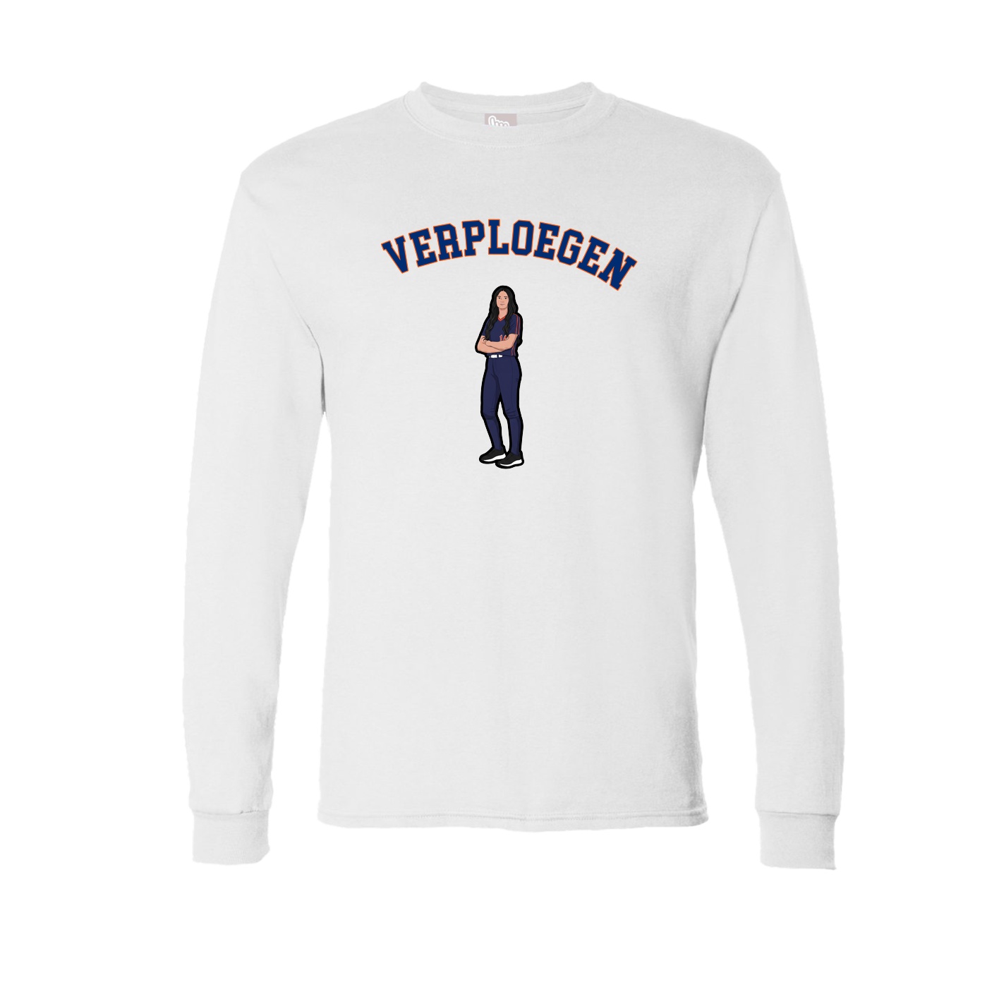 Long Sleeve Tee — Shirsey Arch in White