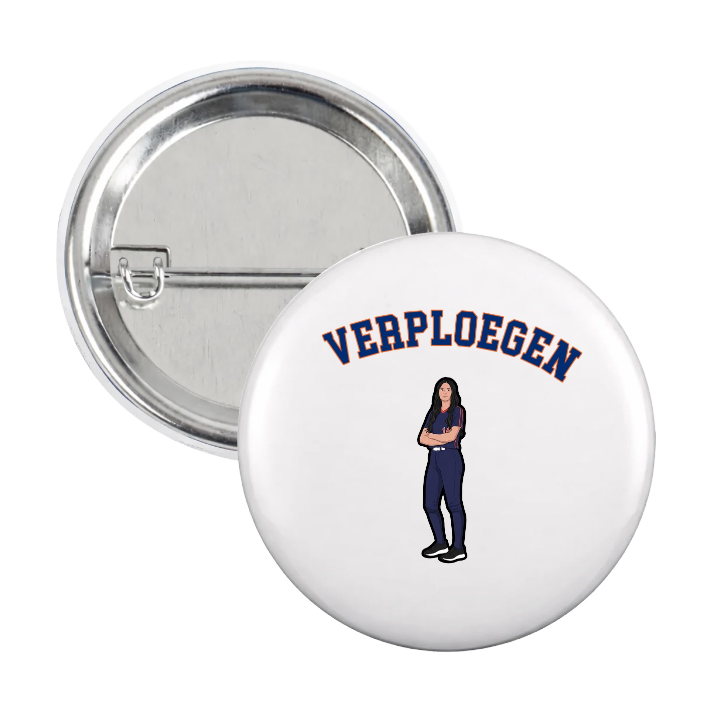 Game Day Button — Shirsey Arch in White
