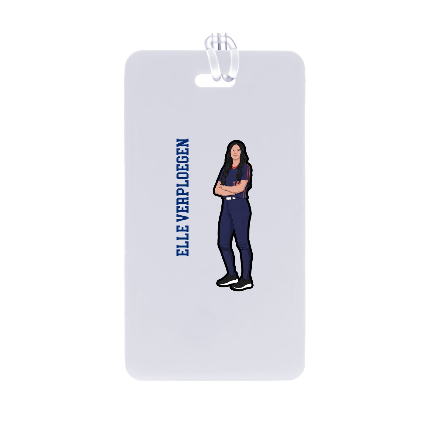 Bag Tag — Name Vertical in Classic