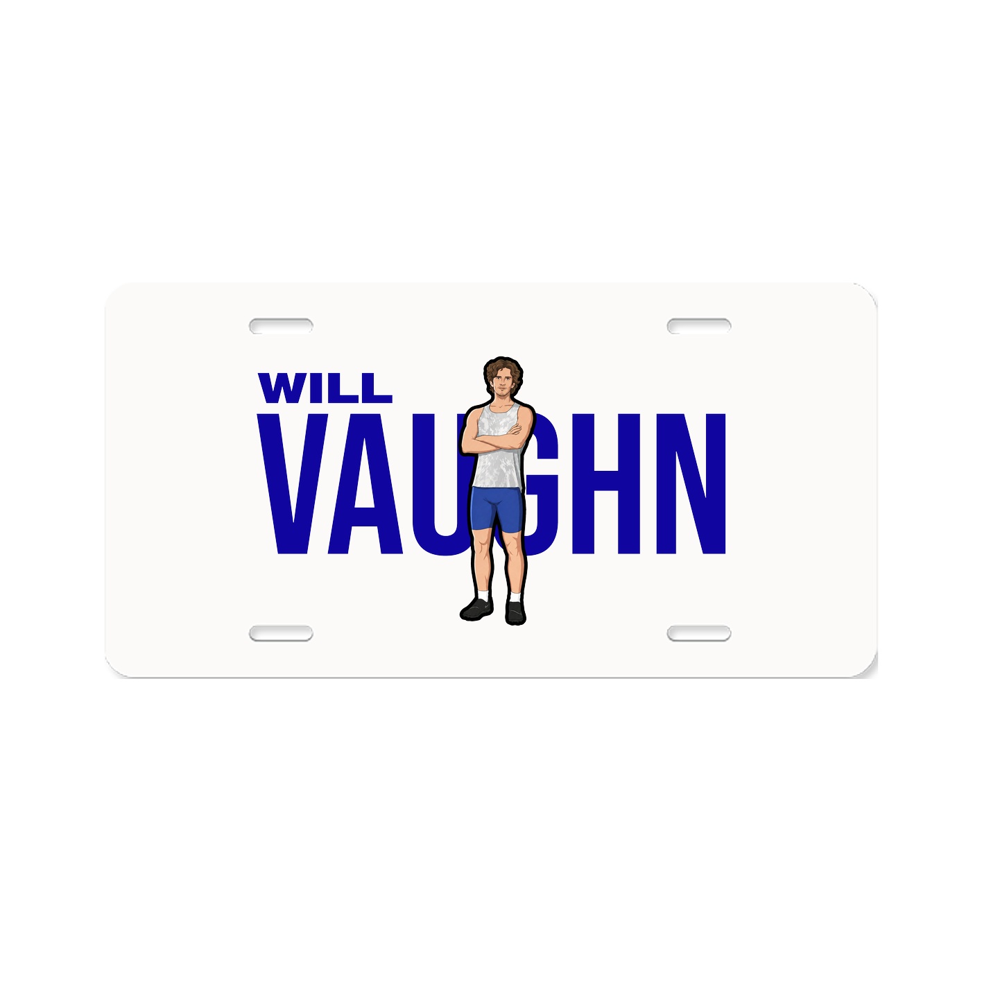 License Plate — Player Name in Classic