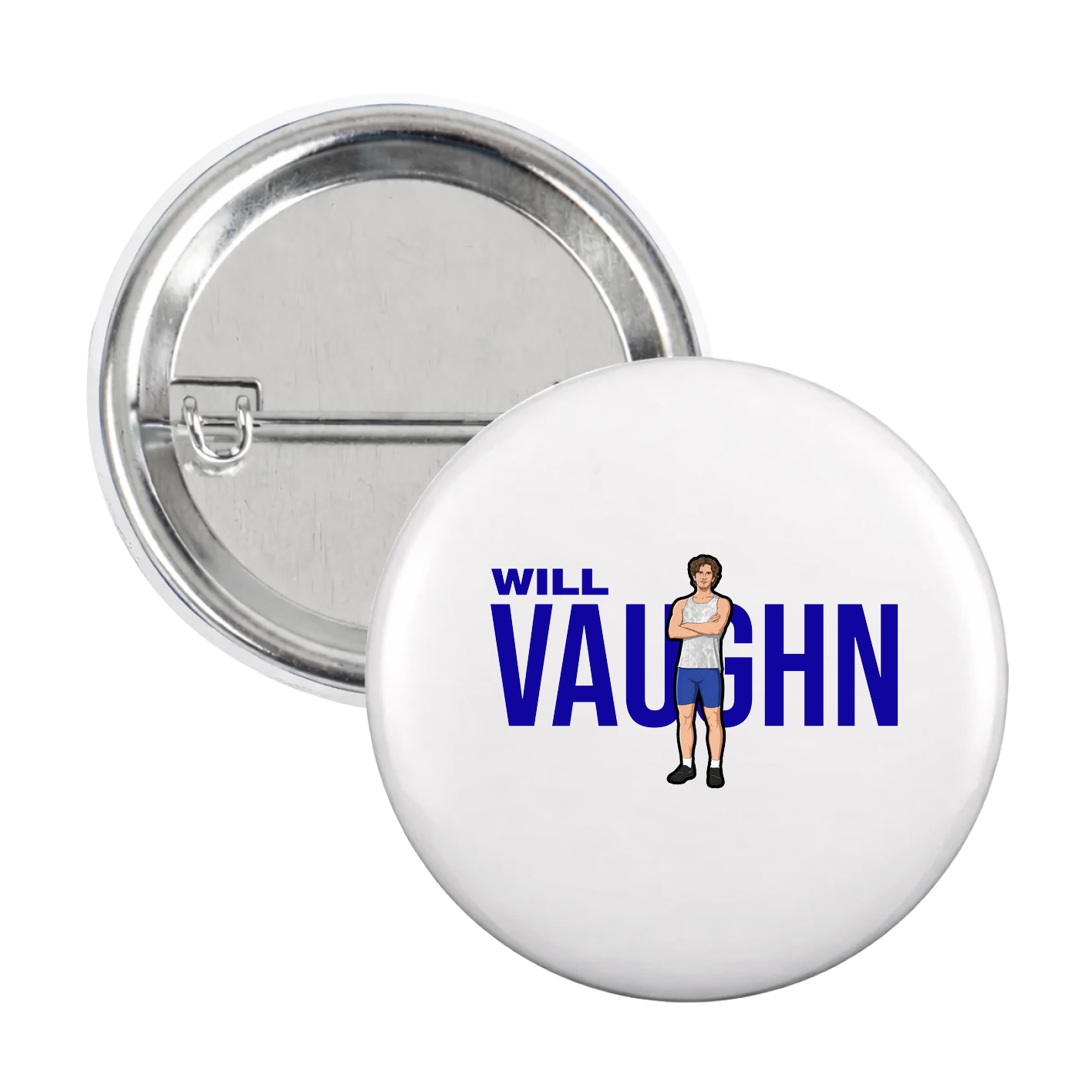 Game Day Button — Player Name in White