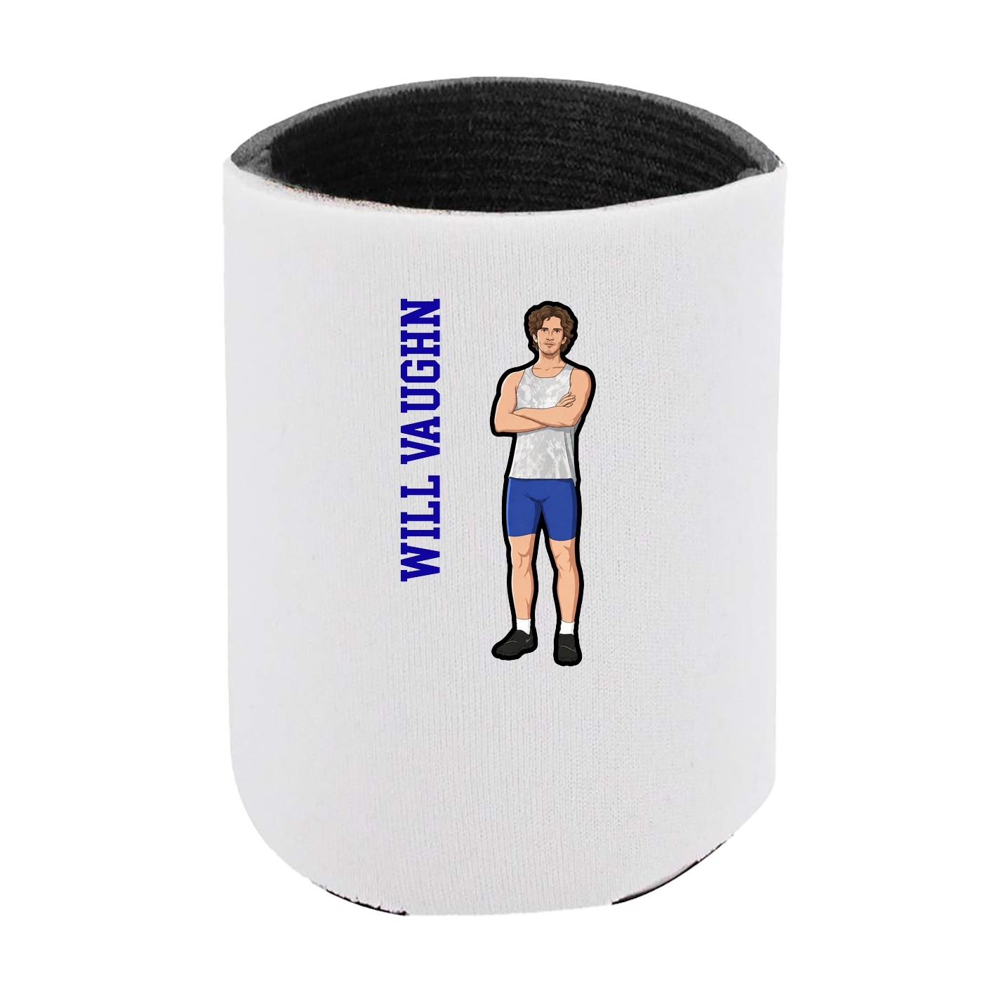 Can Holder — Name Vertical in White