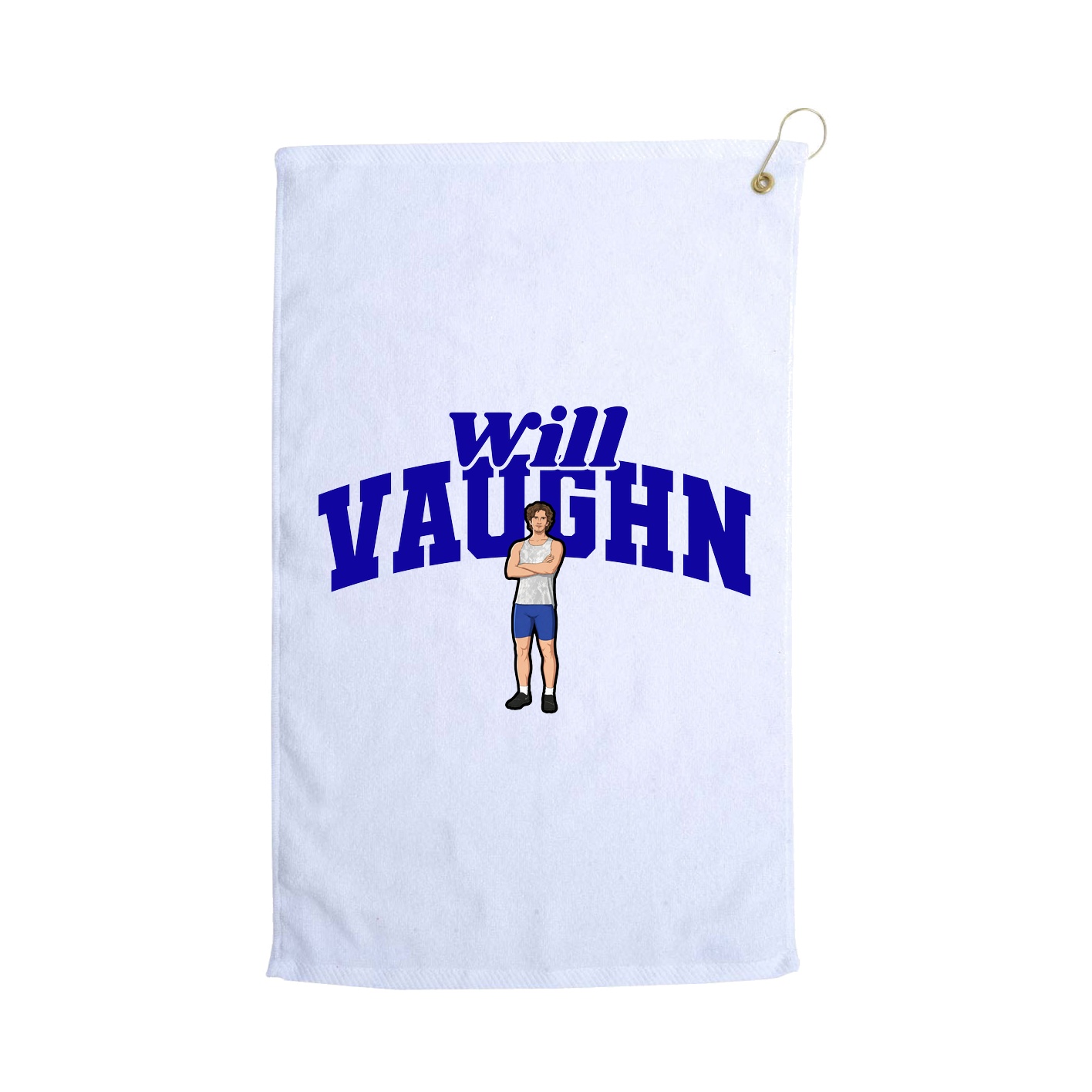 Golf Towel — Signature Arch in White