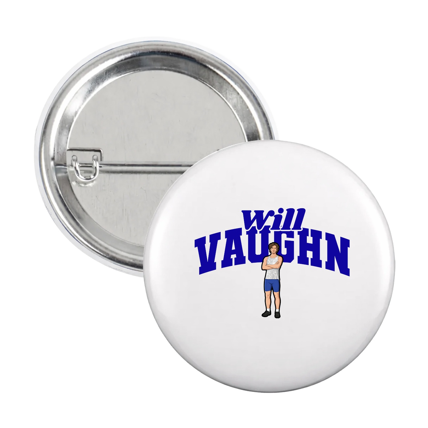 Game Day Button — Signature Arch in White