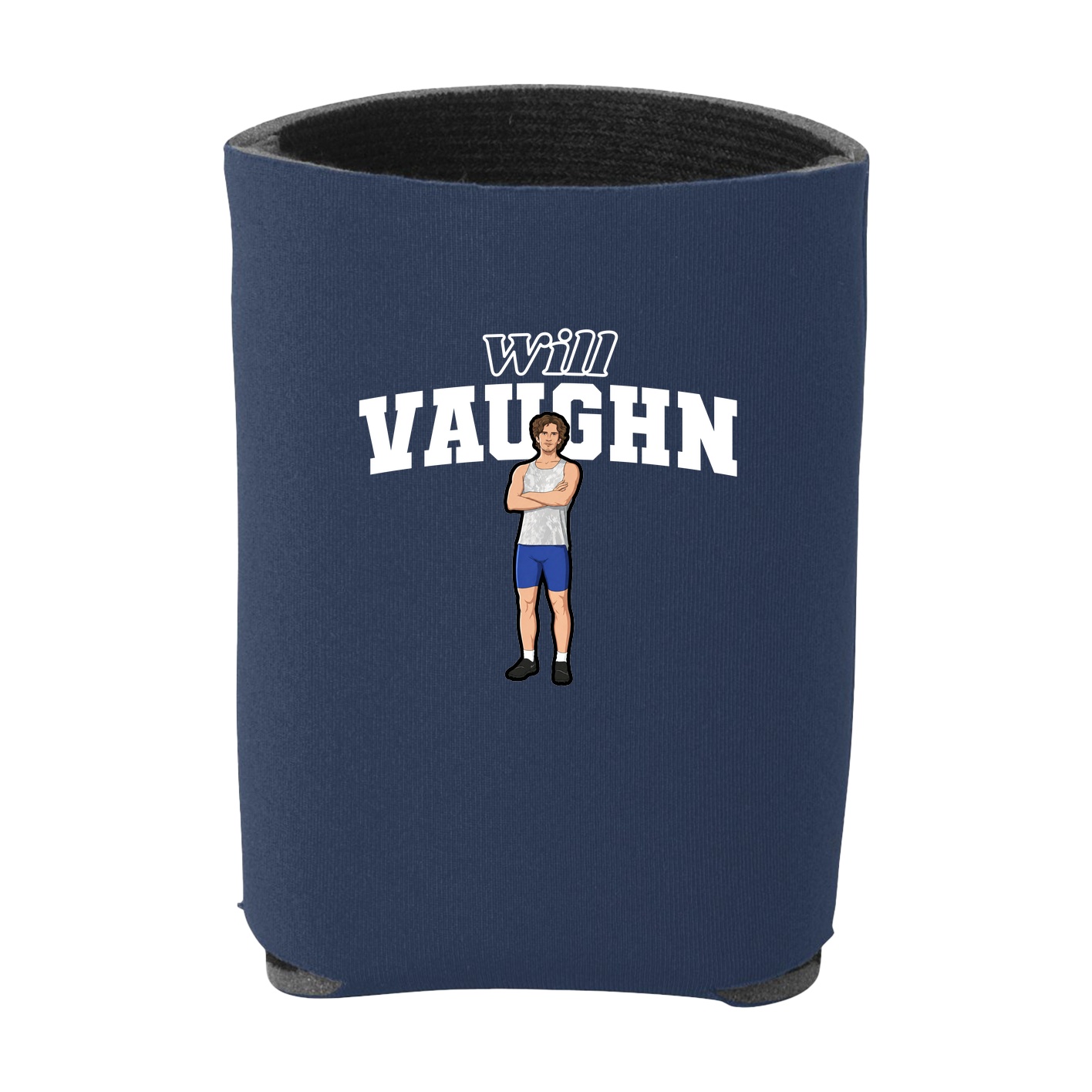 Can Holder — Name Arch in Navy