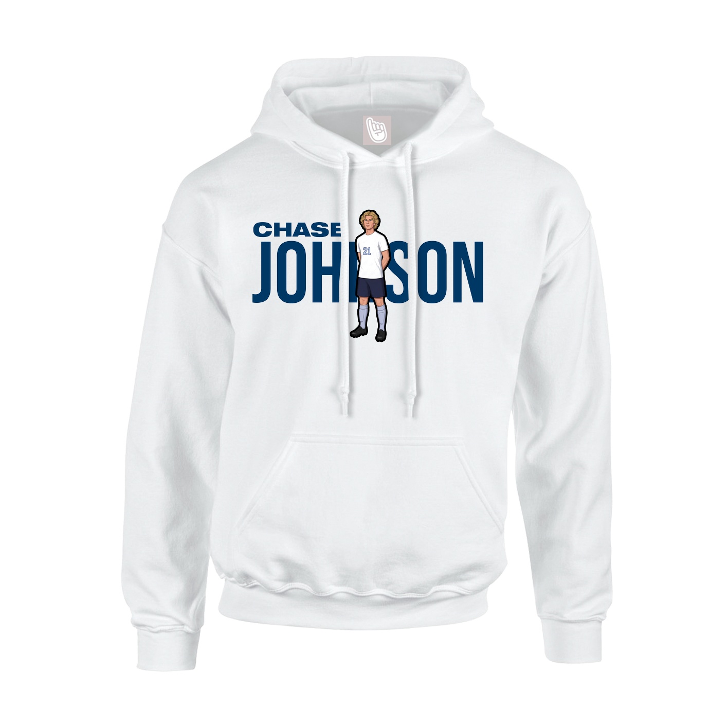Hoodie — Player Name in White