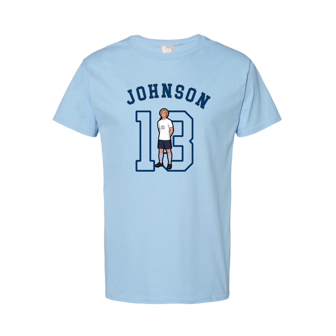 Youth Tee — Shirsey Arch in Light Blue