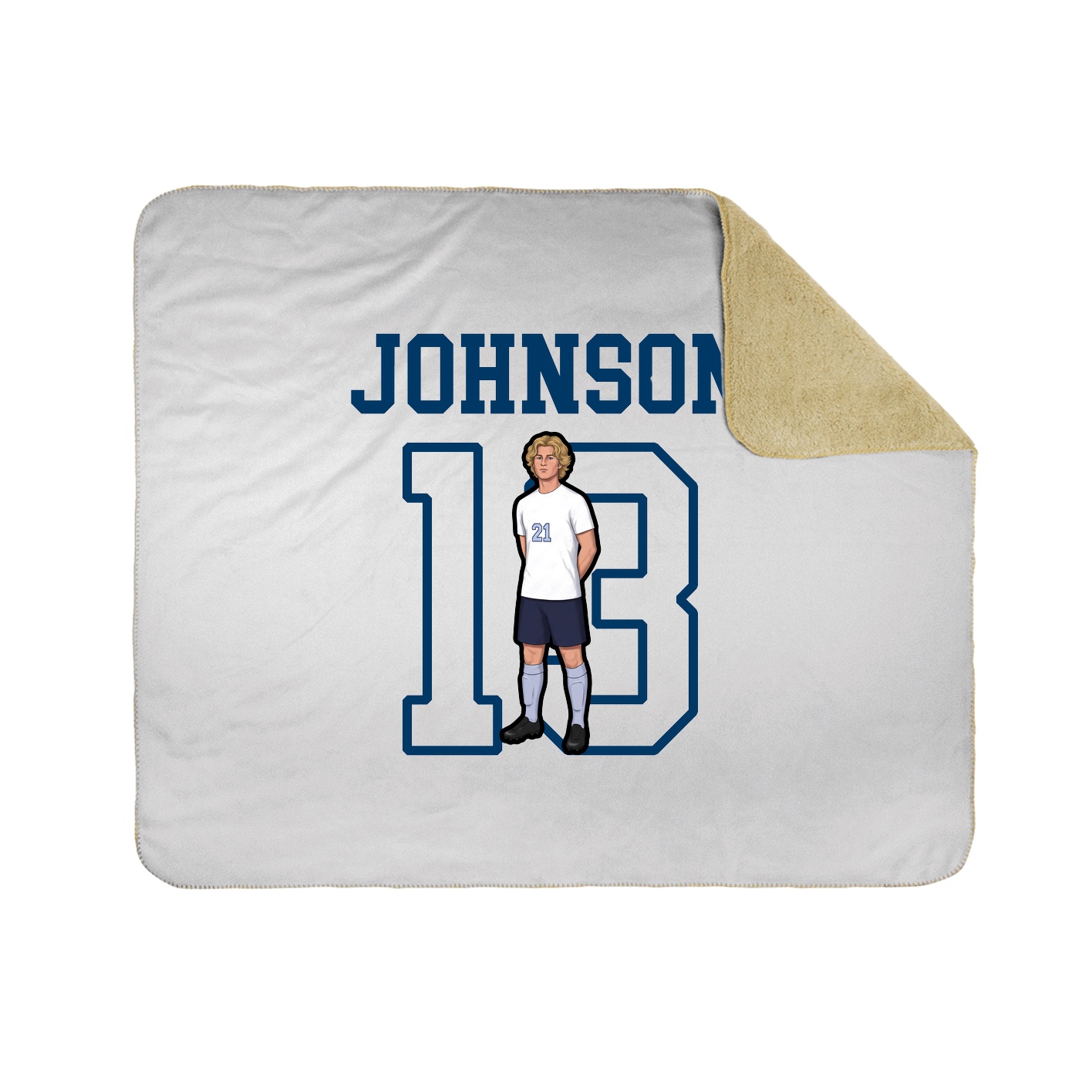 Throw Blanket — Shirsey in White
