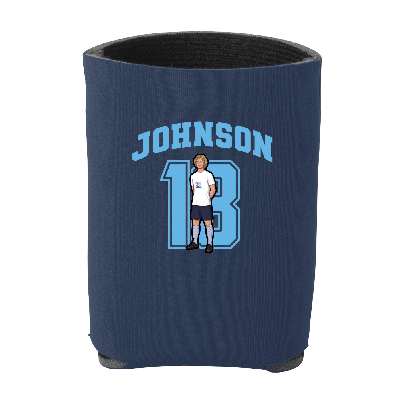 Can Holder — Number in Navy