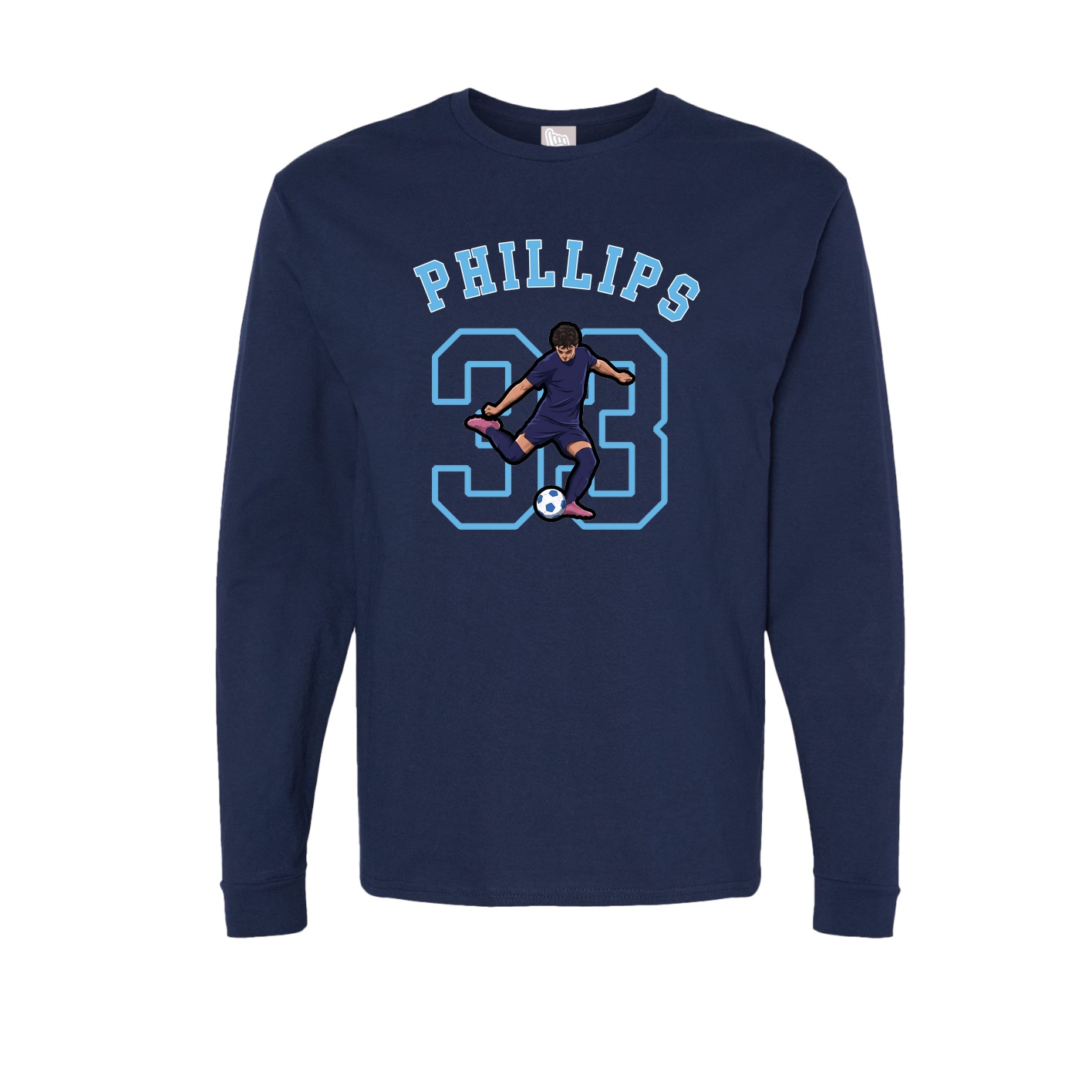 Long Sleeve Tee — Shirsey Arch in Navy