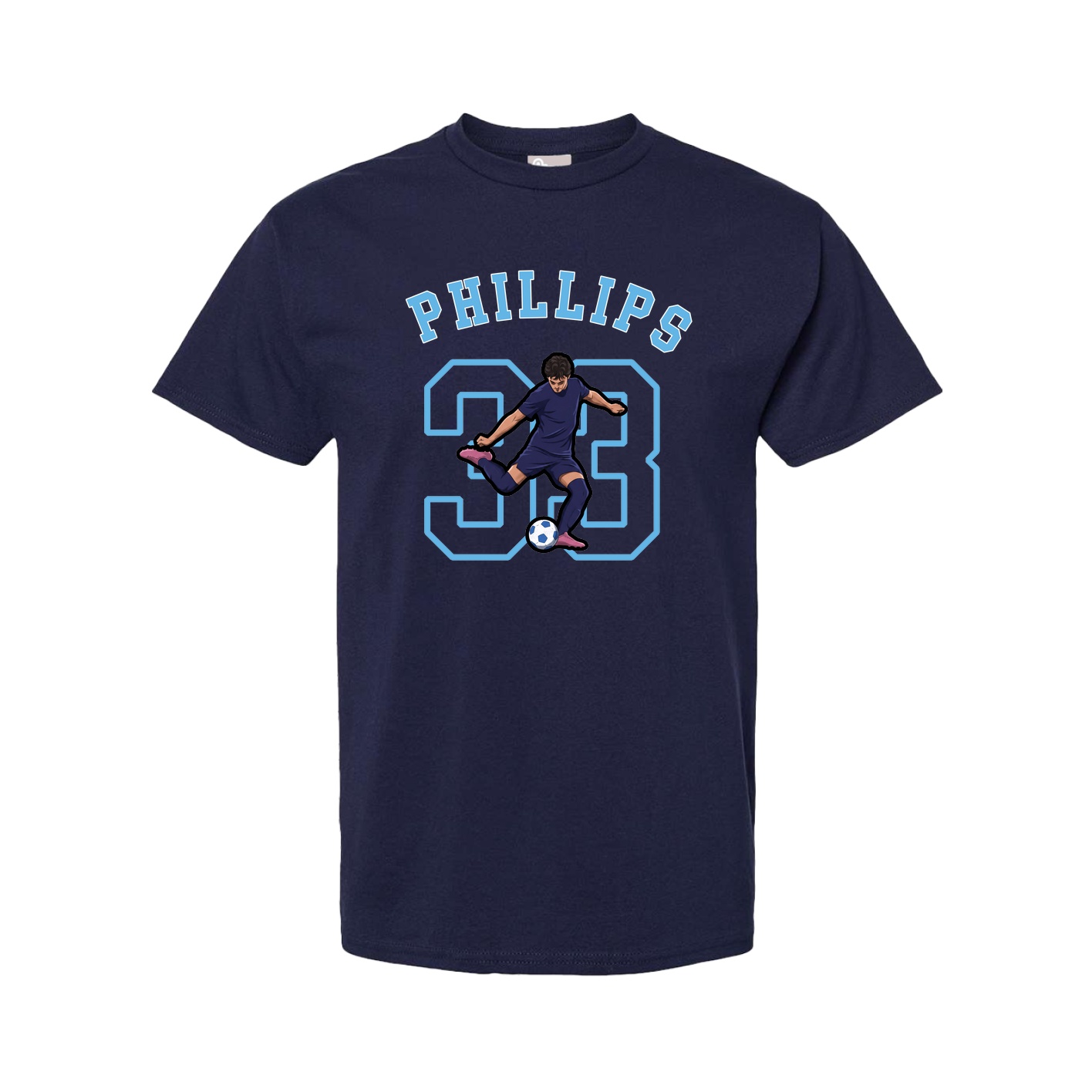 Youth Tee — Shirsey Arch in Navy