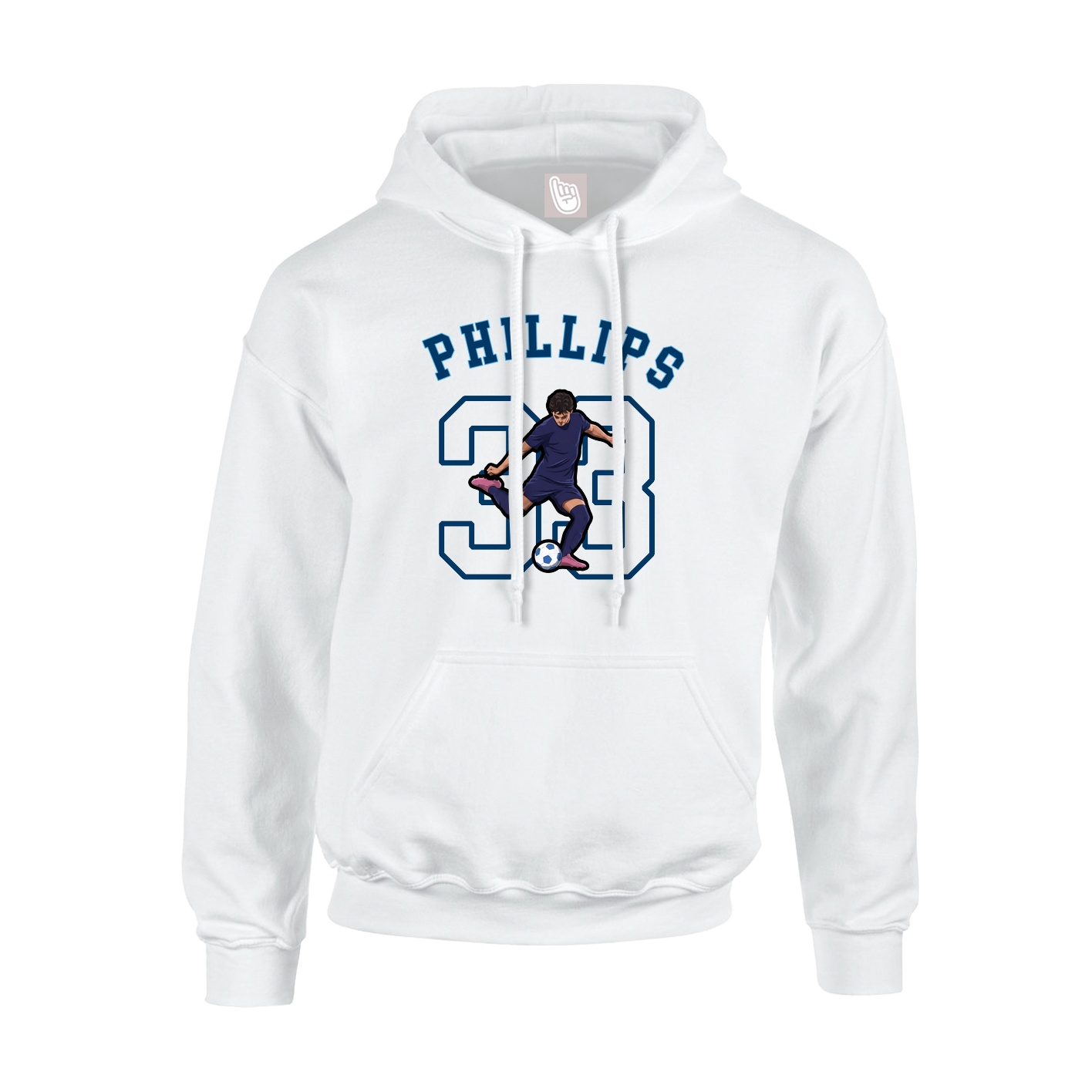 Youth Hoodie — Shirsey Arch in White
