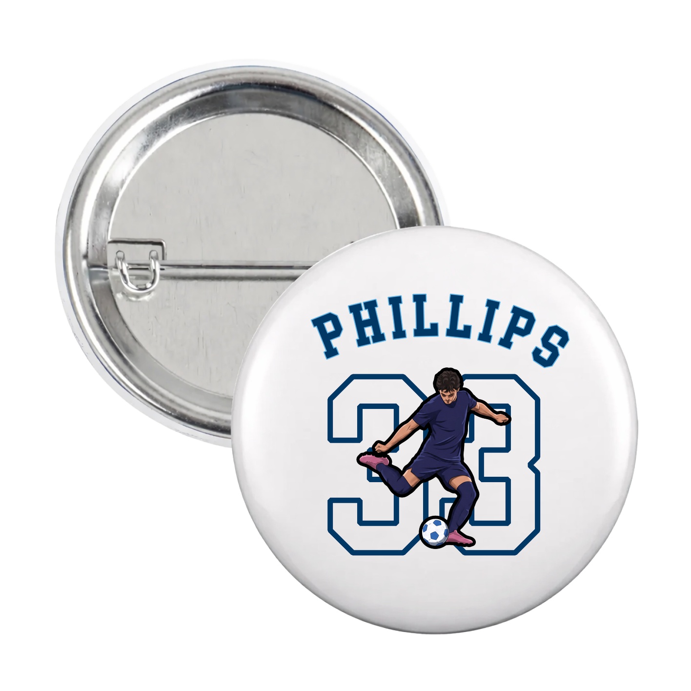 Game Day Button — Shirsey Arch in White
