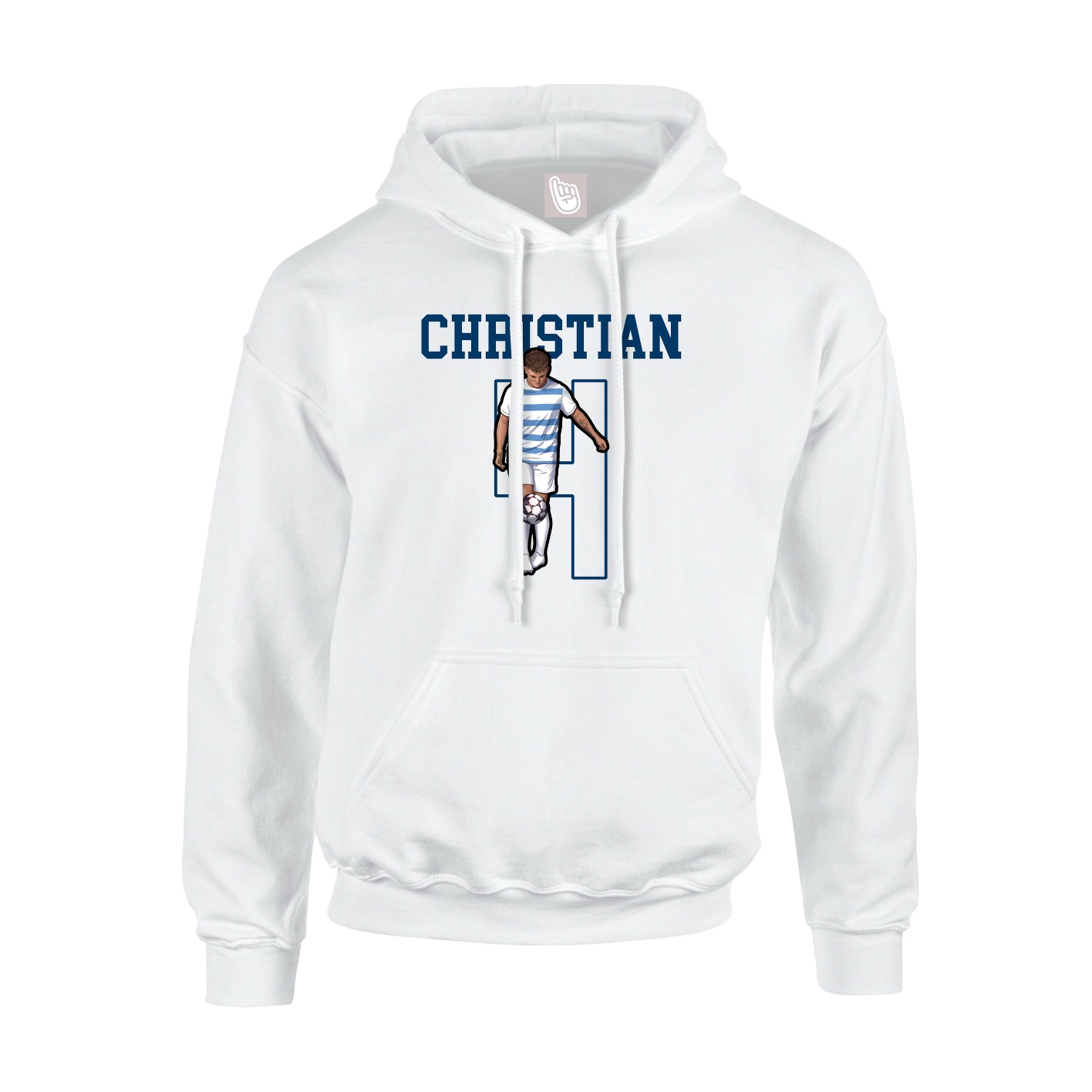 Hoodie — Shirsey in White
