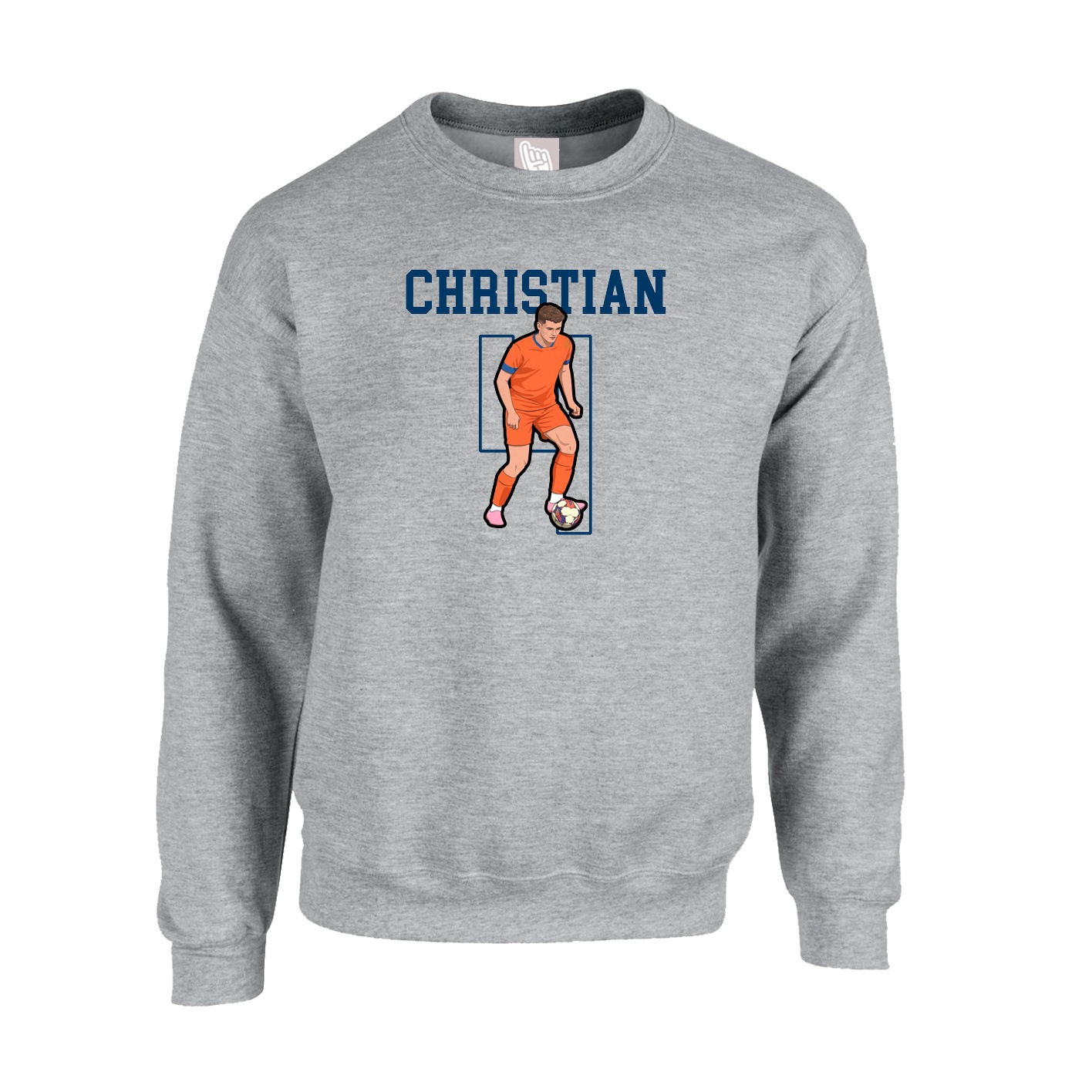 Fleece Crew — Shirsey in Grey