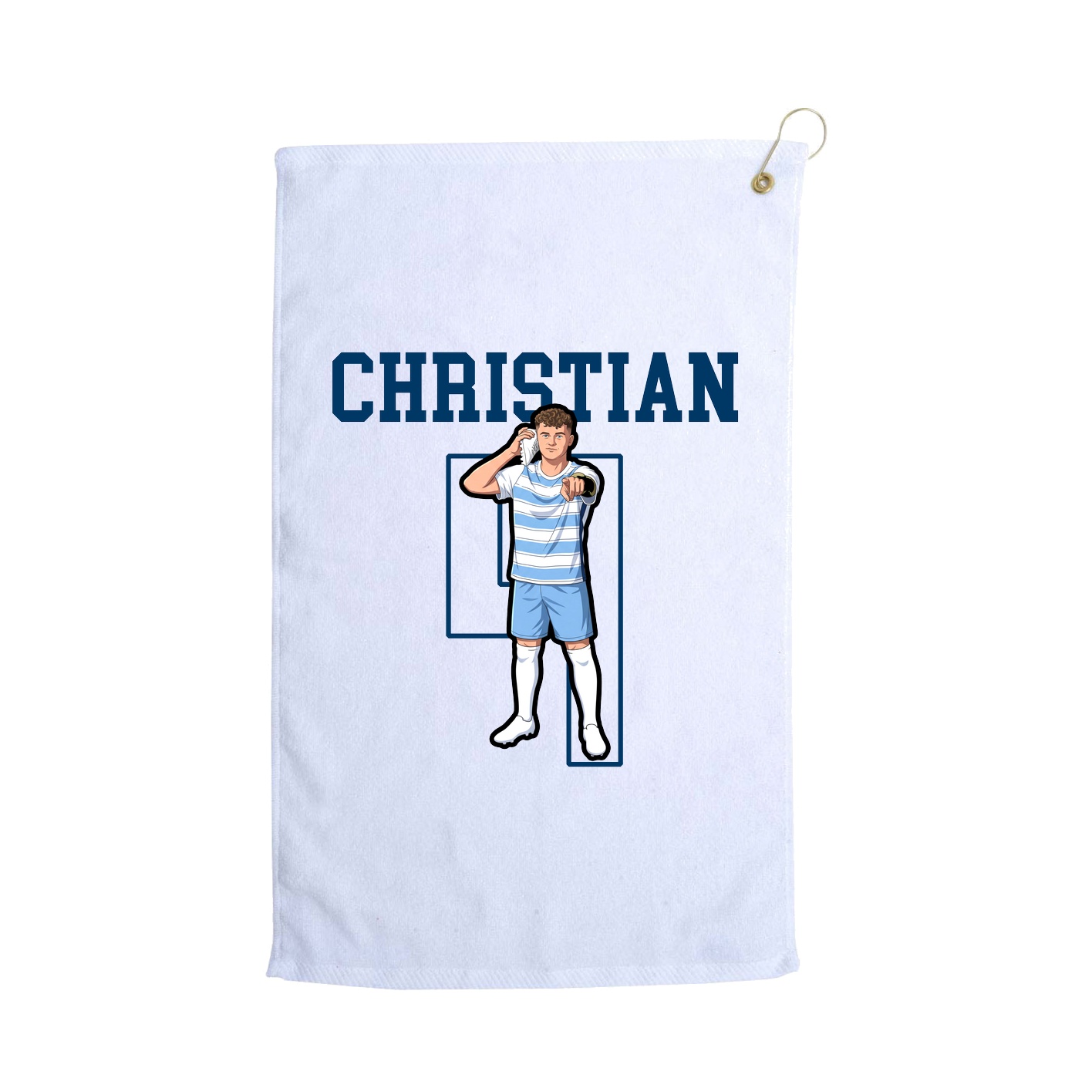 Golf Towel — Shirsey in White