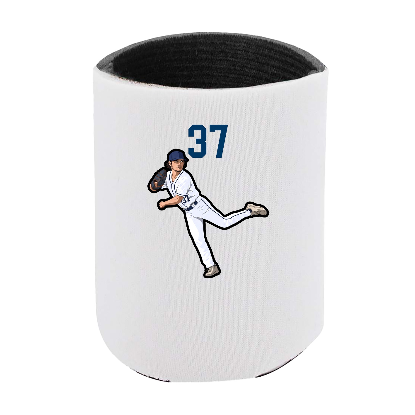 Can Holder — Number Top in White