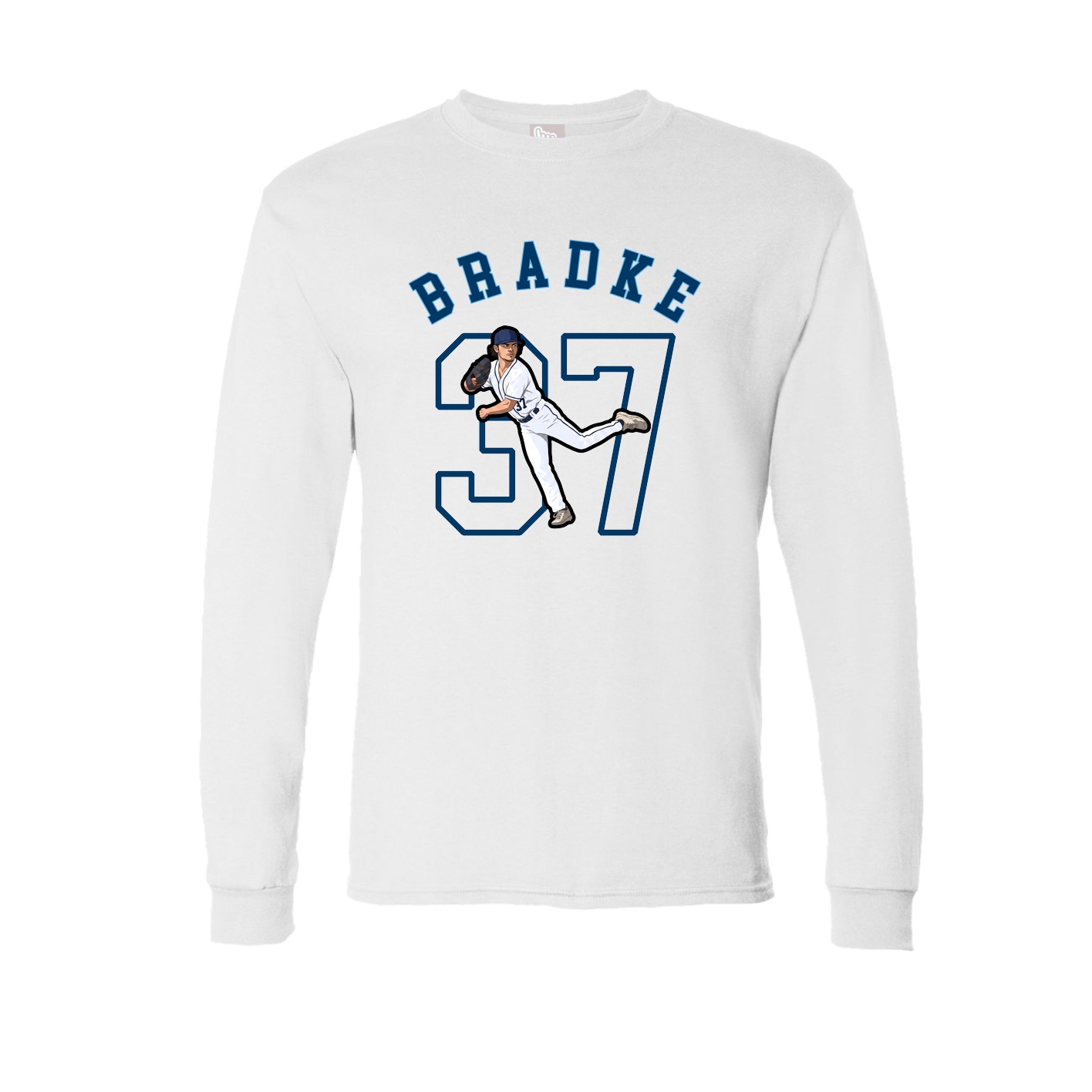 Long Sleeve Tee — Shirsey Arch in White