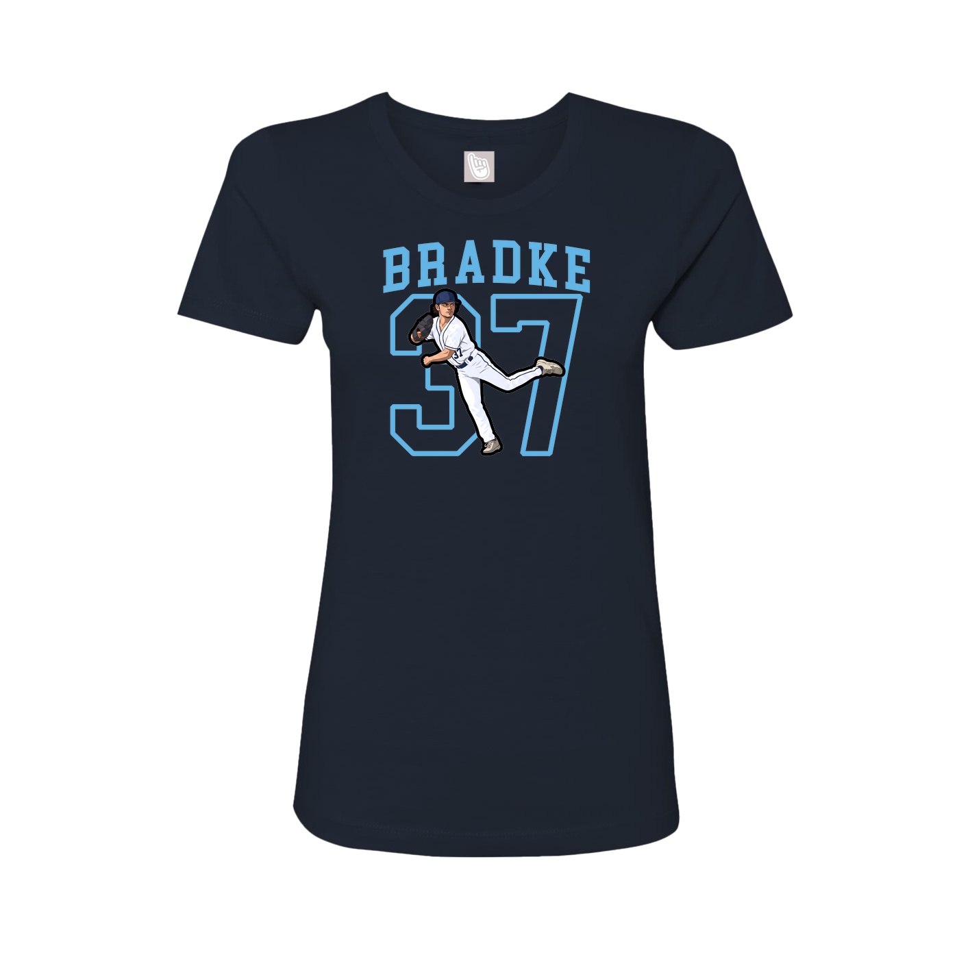 Fitted Women's Tee — Shirsey in Navy