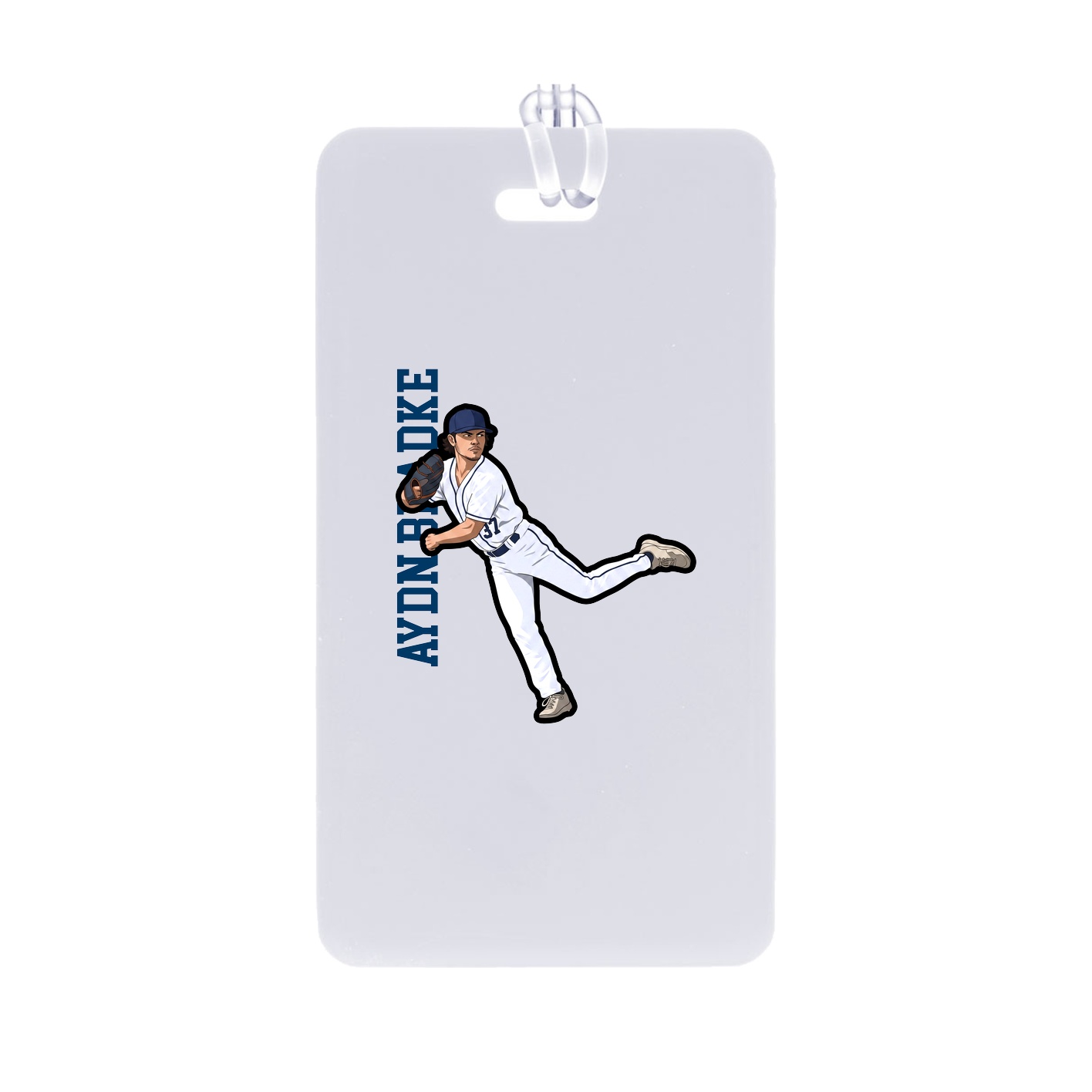 Bag Tag — Name Vertical in Classic