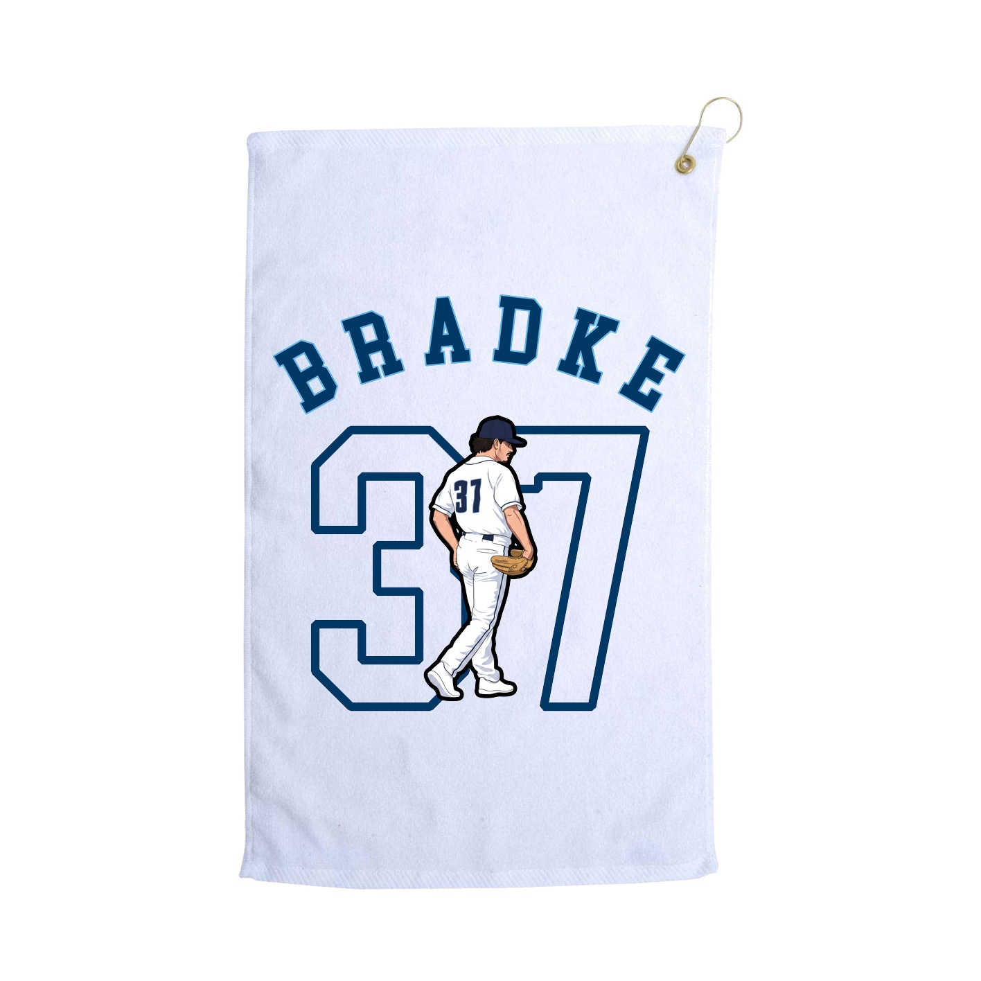 Golf Towel — Shirsey Arch in White
