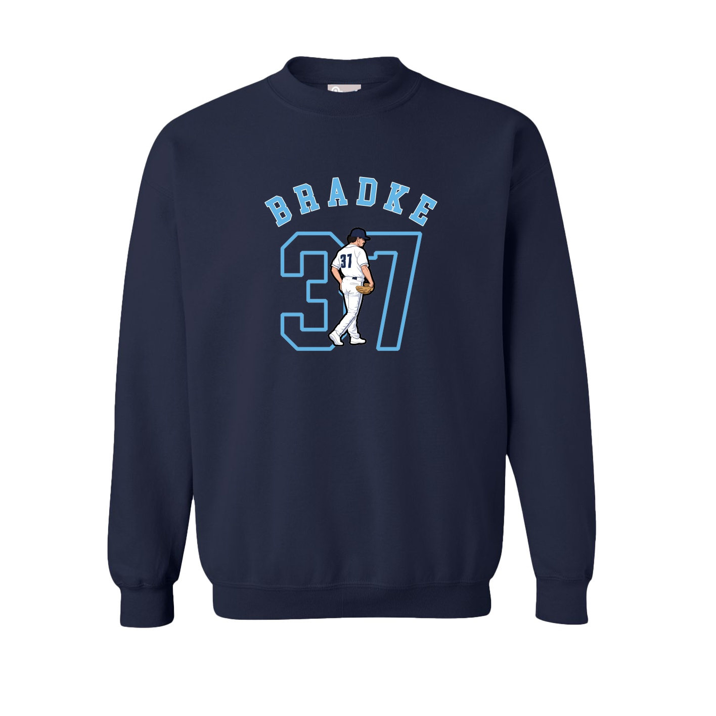 Fleece Crew — Shirsey Arch in Navy