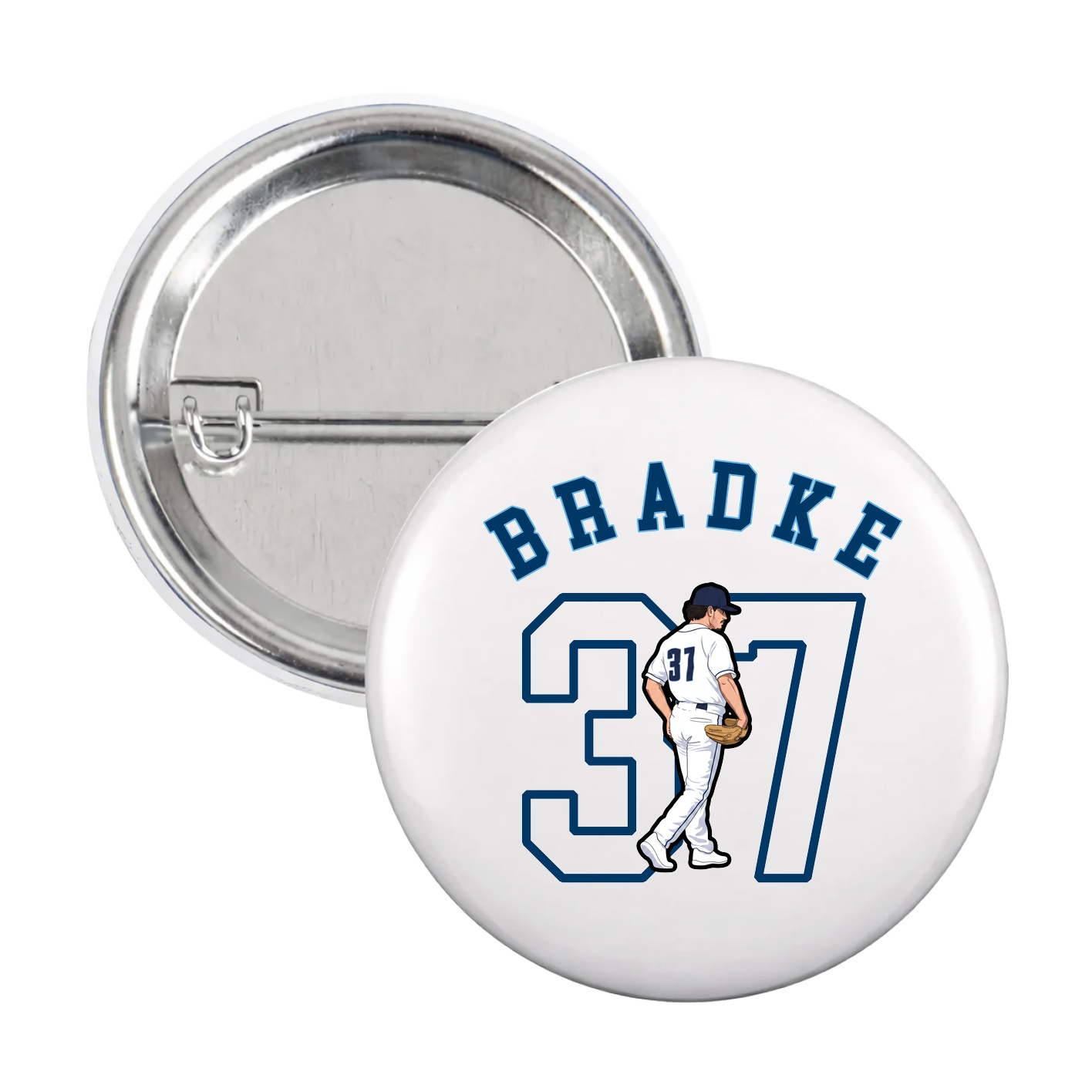 Game Day Button — Shirsey Arch in White